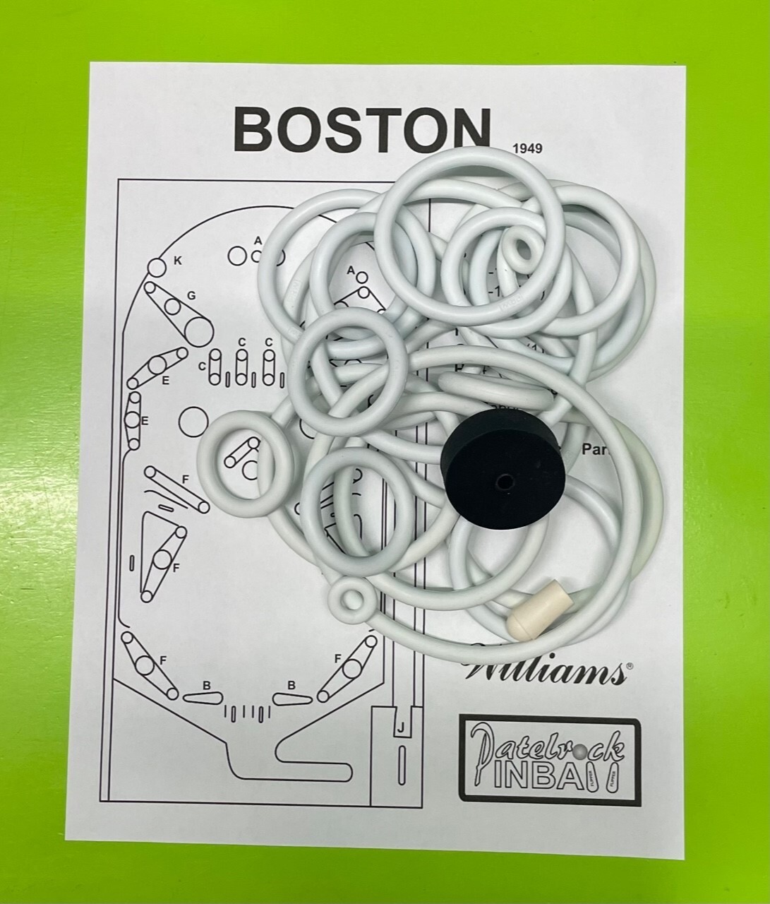 1949 Williams Boston Pinball Machine Maintenance Kit