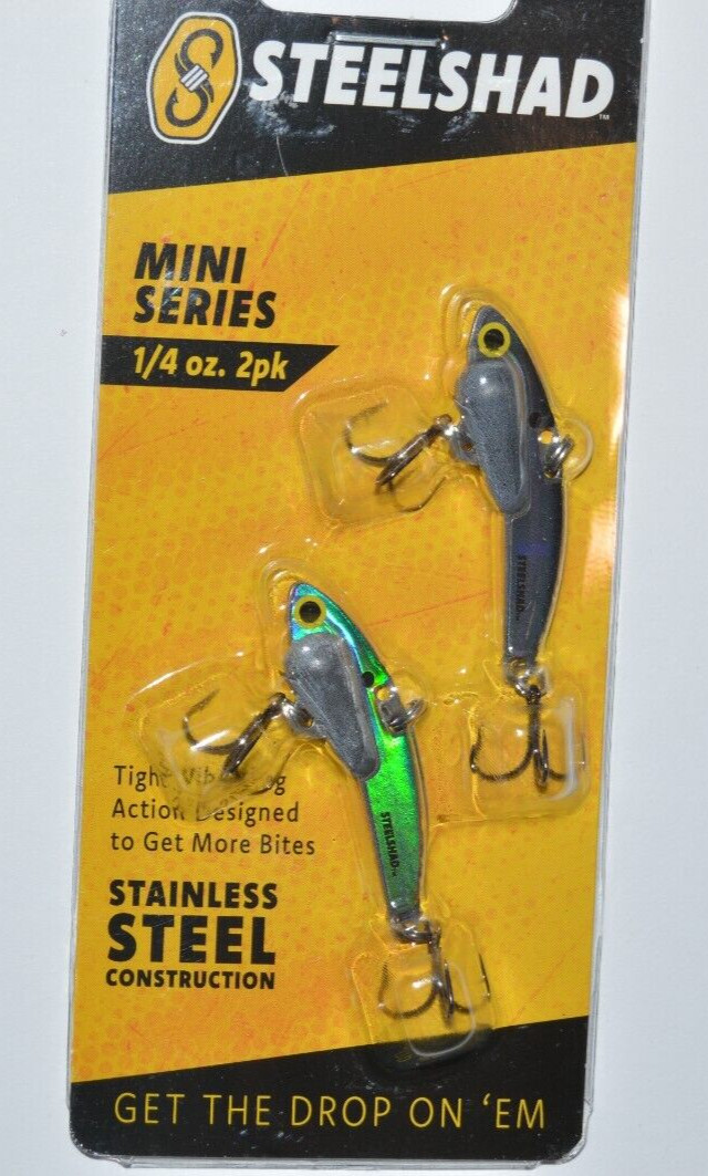 steelshad mini blade bait vibrating 1/4oz kentucky shad 1.75" cast jig hop lure