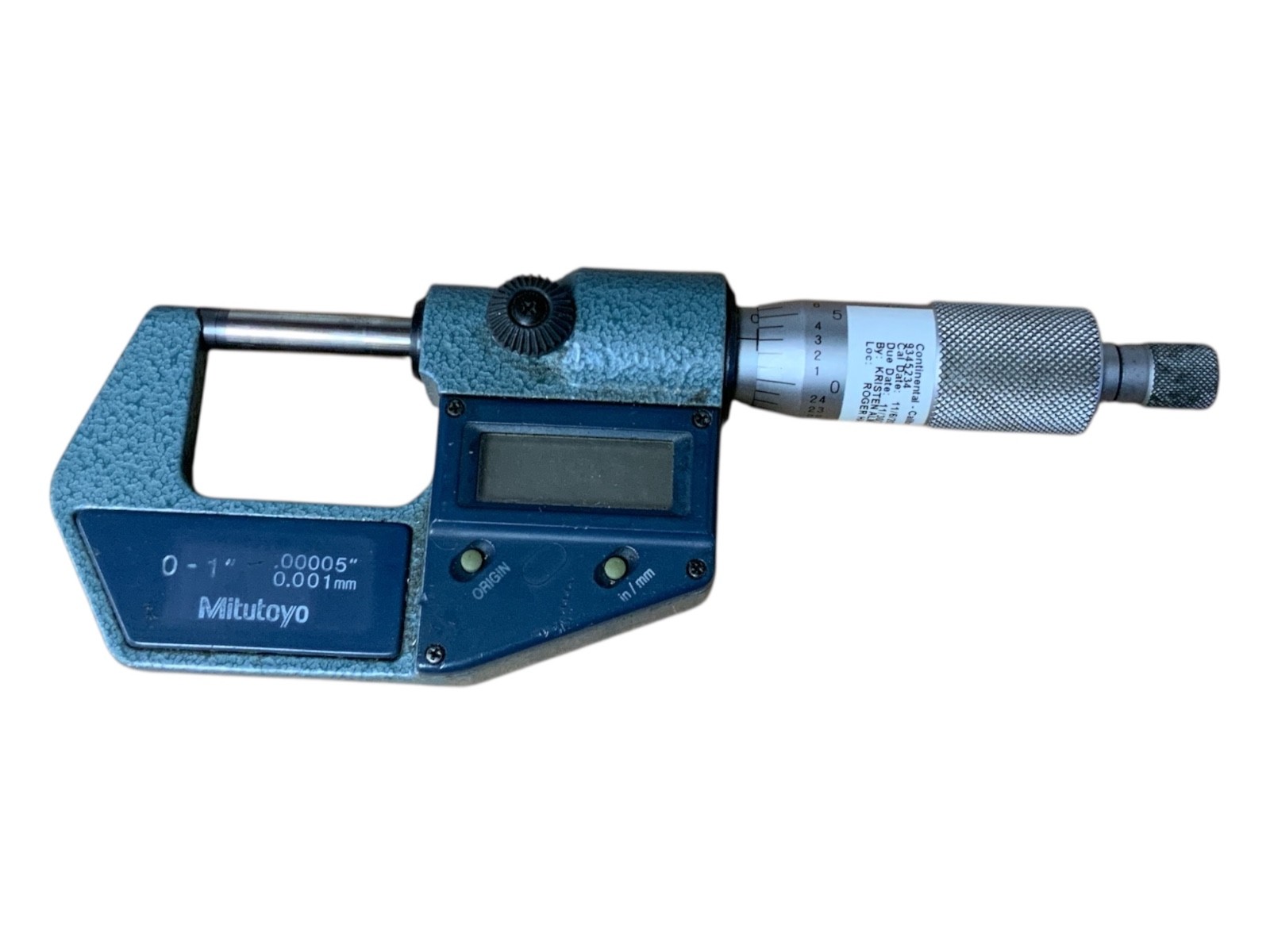 1 inch Mitutoyo Micrometer 293-761-30 Digital 0-1” Range .001mm .00005”