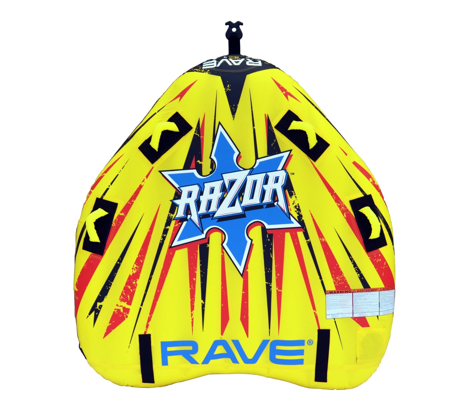 RAVE Sports Razor Inflatable Towable Tube, 1-2 Riders, Unique Skim-Fast Botto...