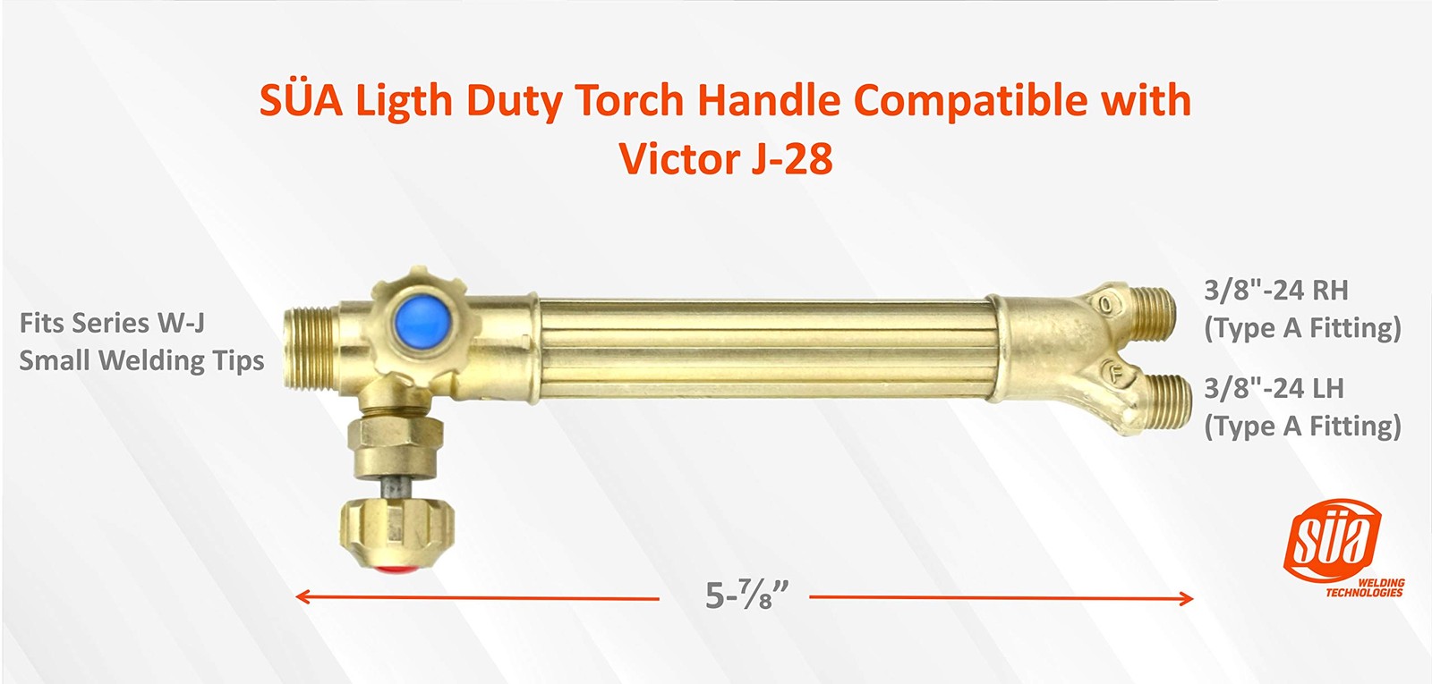 Light Duty Welding Torch Handle Compatible with Victor Series J