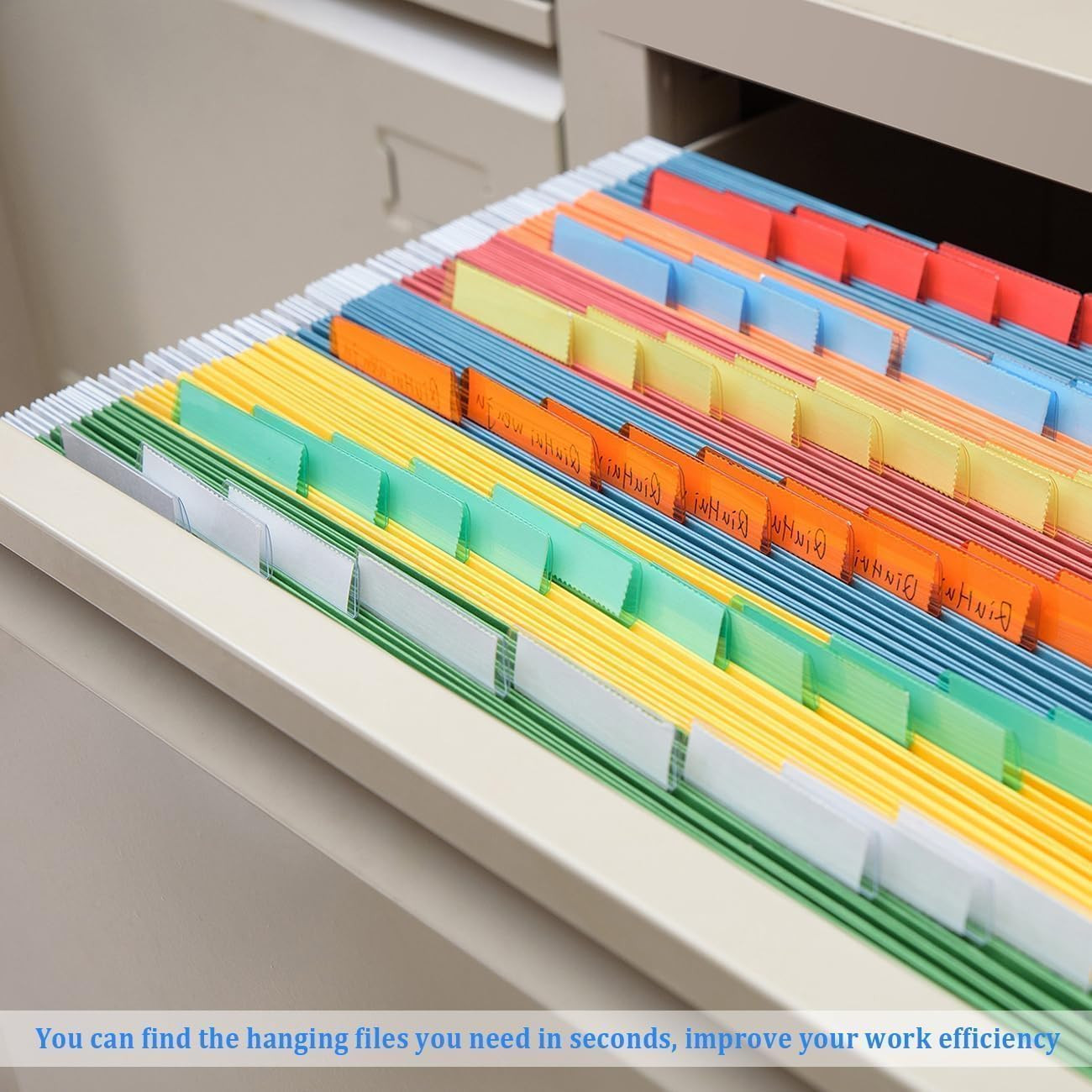 200 File Folder Tabs Insertable Hanging Folder Labels With 400 Blank Inserts