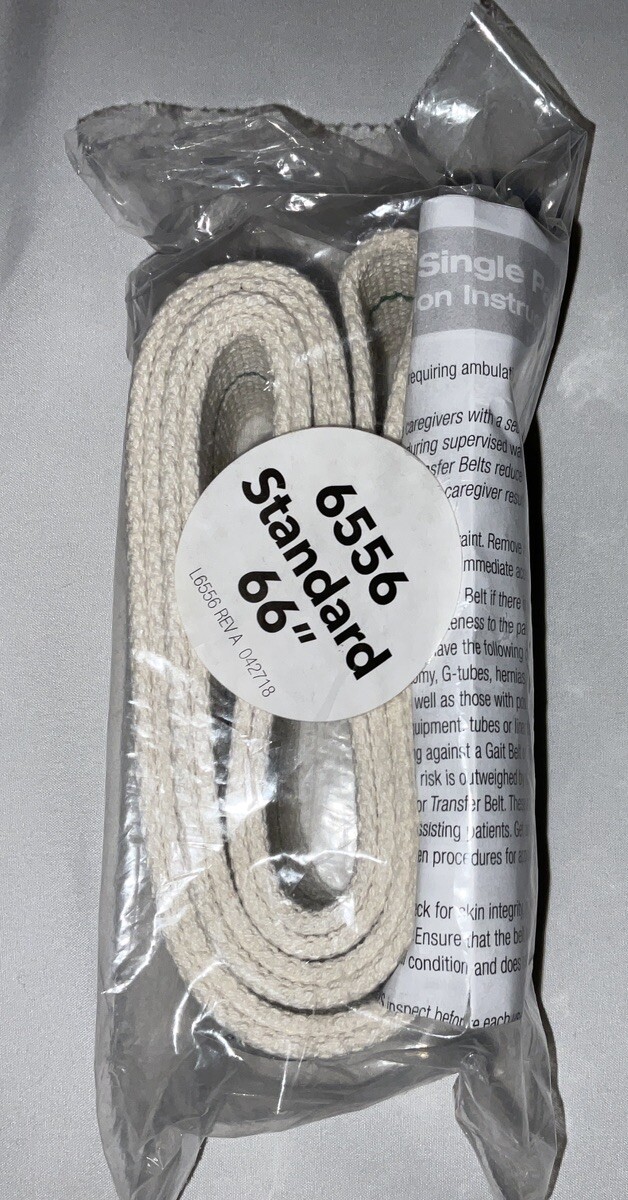 NIP Posey 6556 Standard 66” Long X 2” Wide Patient Lift Transfer Gait Belt