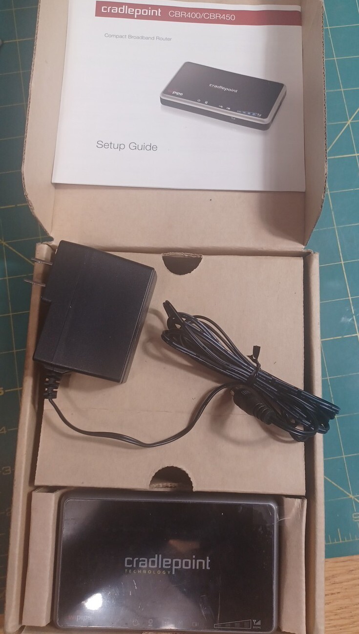 Cradlepoint CBR400 Wireless Router New Open Box