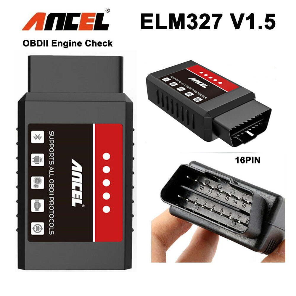 Auto OBD2 Code Reader Bluetooth ELM327 Check Engine Scanner Car Diagnostic Tool