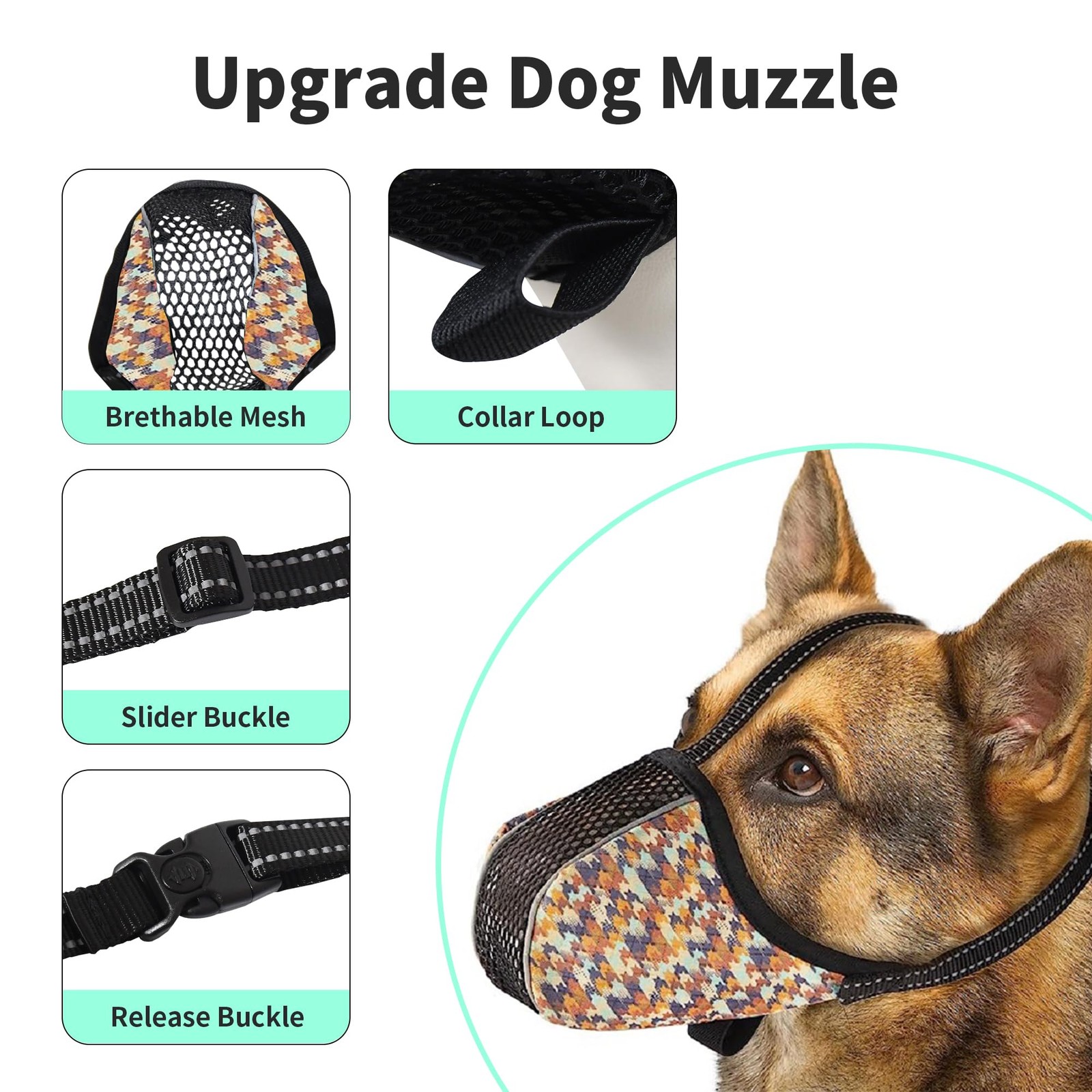 Dog Muzzle for Extra Small Dogs Anti & Prevent Biting Chewing Barking Soft Ai...