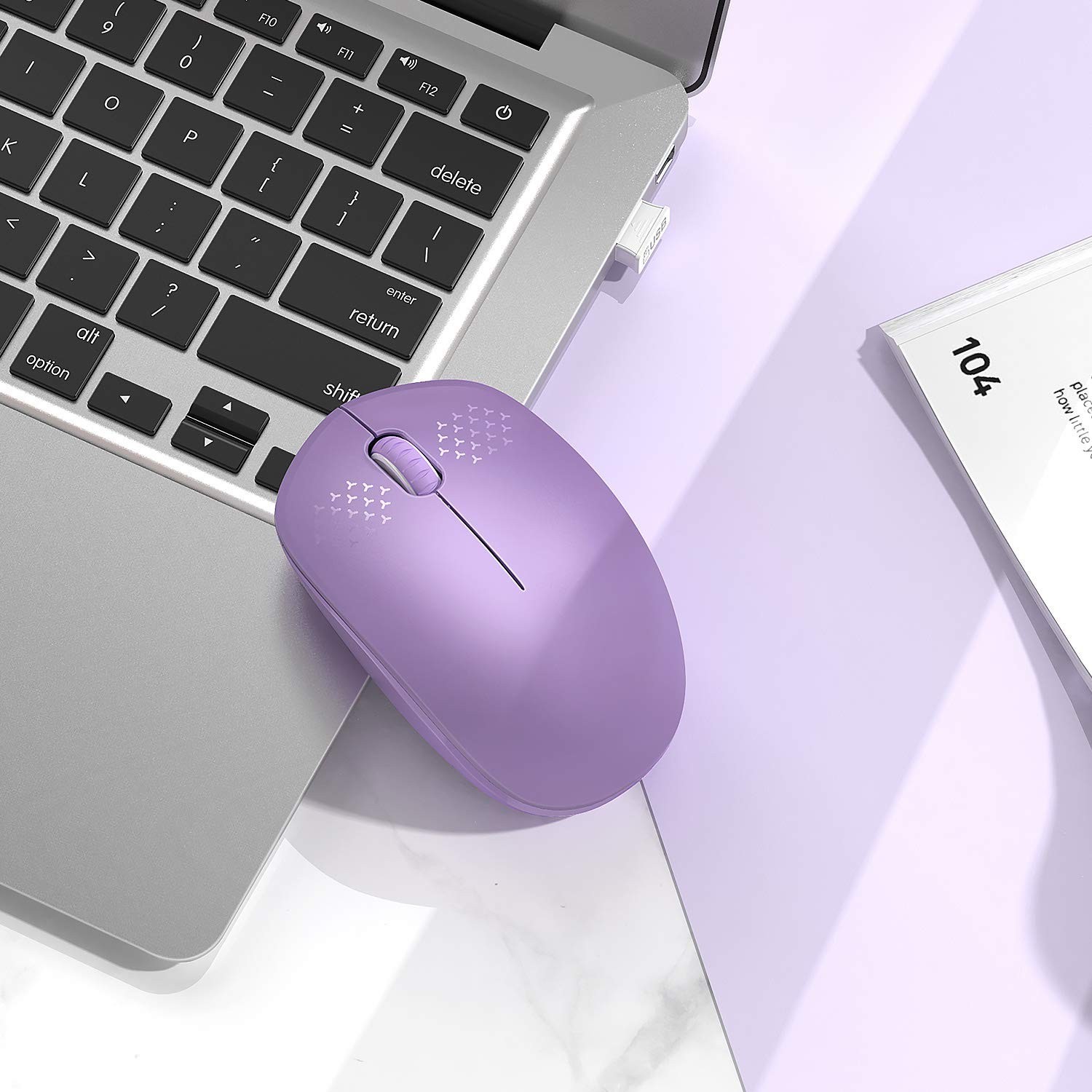 Seenda Wireless Mouse, 2.4G Noiseless Portable Computer Mouse for PC, Tablet,...