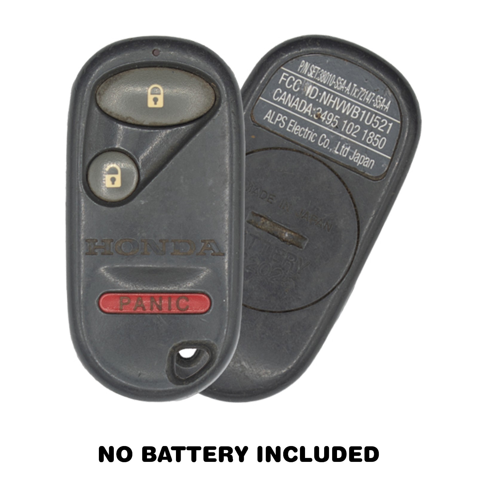 Used Remote Key Fob for Honda Civic Fit Pilot 3Bt 08E61-S5D-1M001 NHVWB1U521