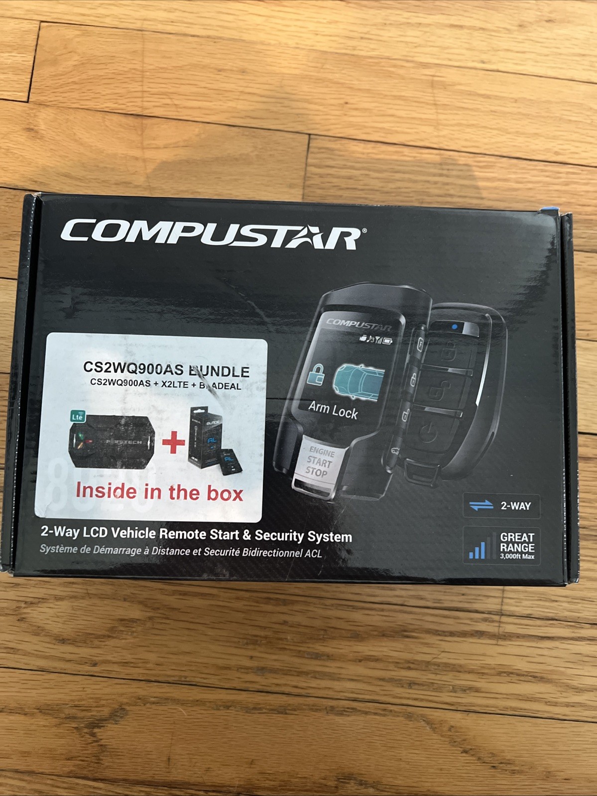 Compustar CS2WQ900-AS 2-Way Remote Start Security + BLADE-AL + X1-LTE Drone Q9