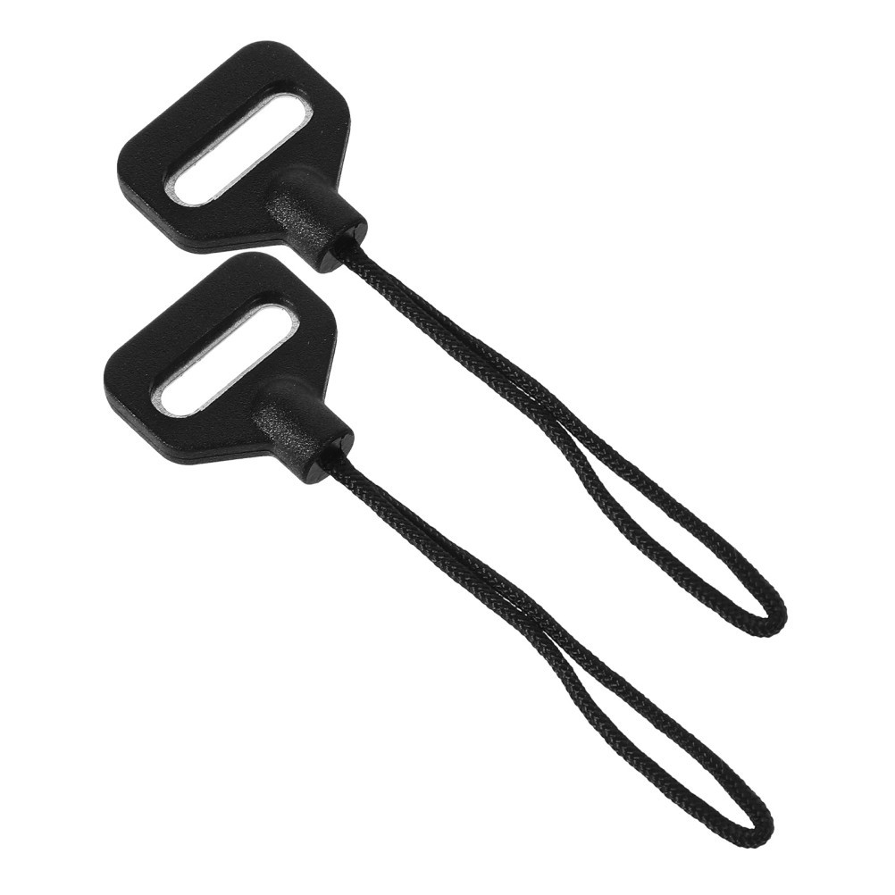 2Pcs Lightweight Black Strap Buckle Adapter for Camera Neck and Wrist Straps