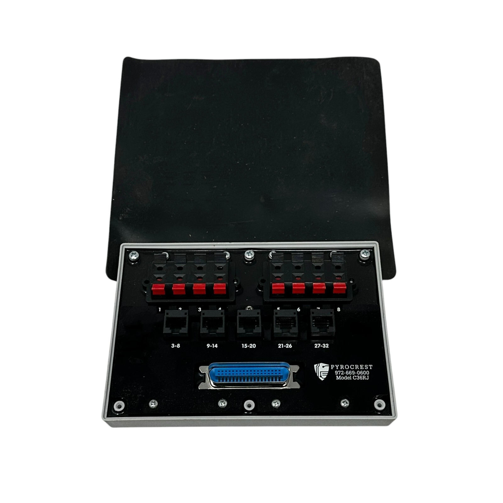 Pyrocrest C36RJ RJ-Modular Breakout / Selector Panel – CN36 Input