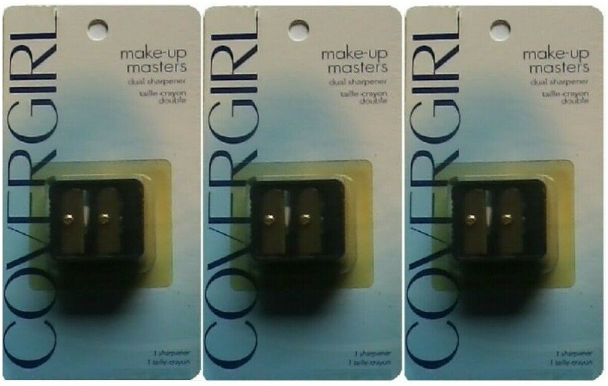 3 ORIGINAL COVERGIRL MAKE-UP MASTERS EYE / LIP PENCIL SHARPENER FREE SHIPPING US