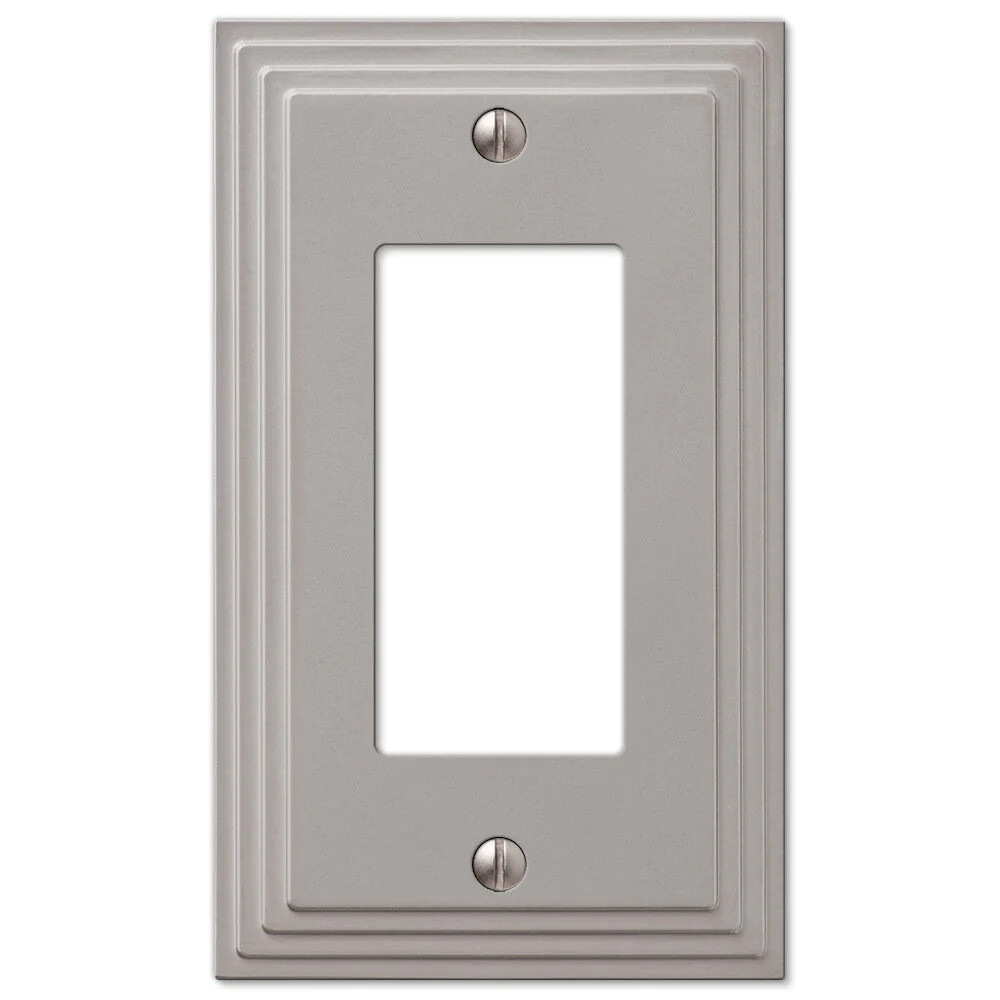 Steps Satin Nickel Switchplate Wall Plate Covers Light Switch