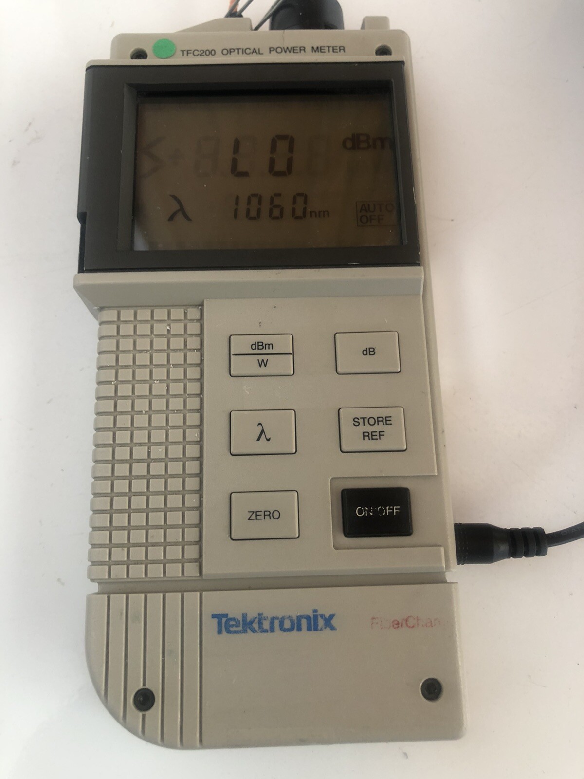 Tektronix TFC200 Optical Power Meter, Power-on
