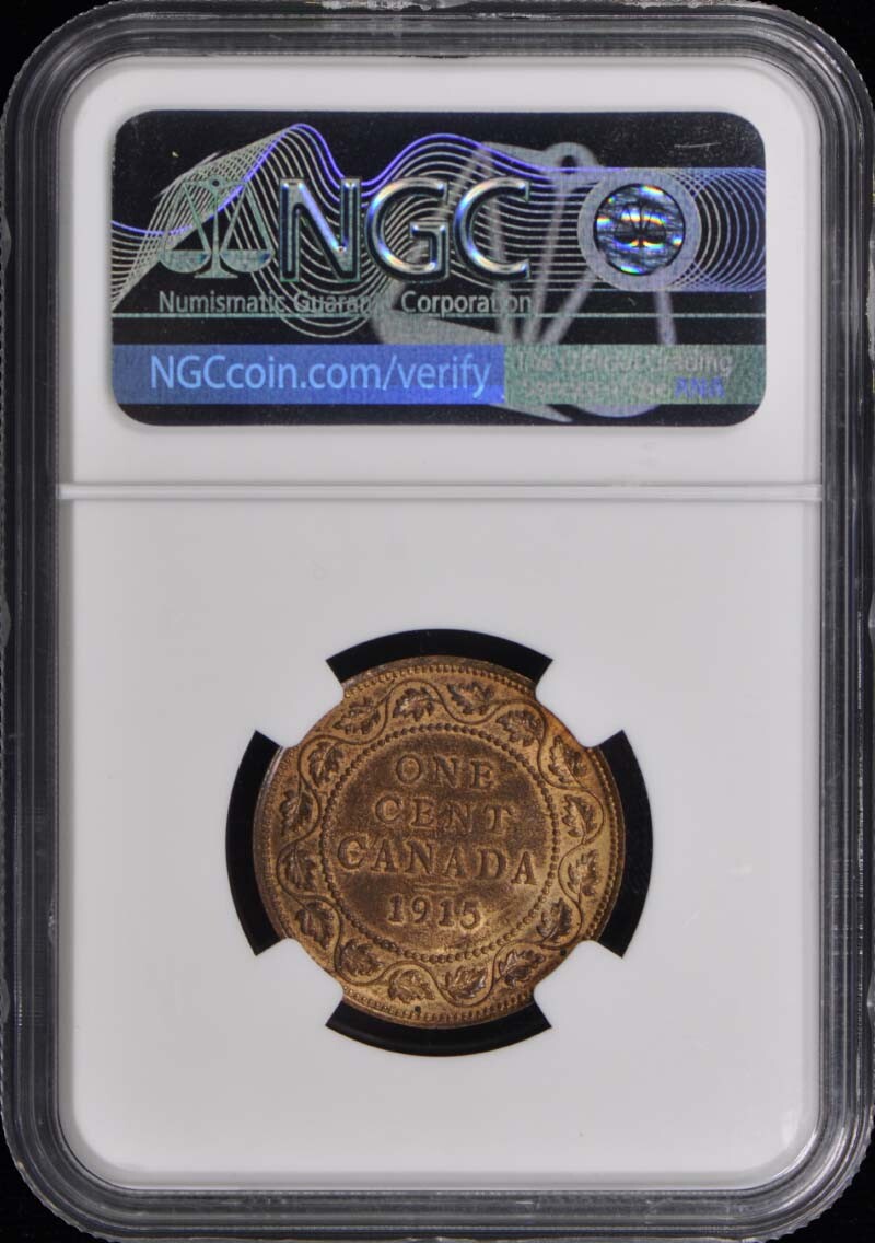 1915 CANADA 1C NGC MS64RB