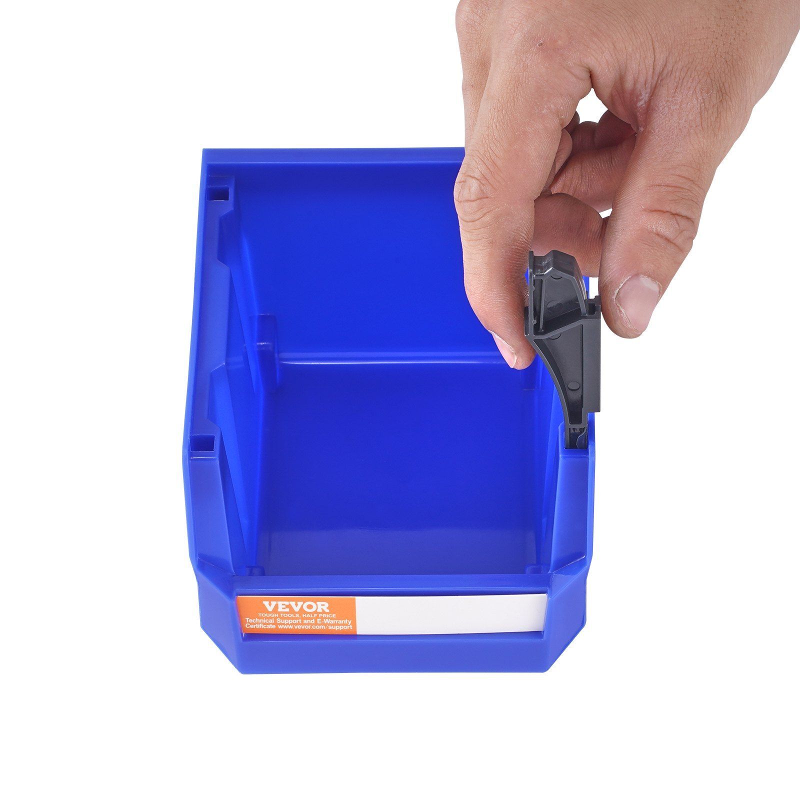 24Pcs Plastic Storage Bin Hanging Stackable Storage Containers for Closet/Office