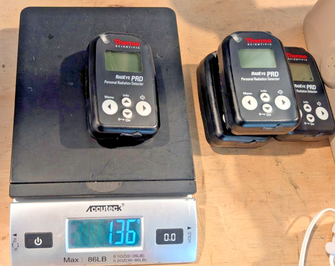 PARTS ONLY 4x RadEye PRD complete units READ!