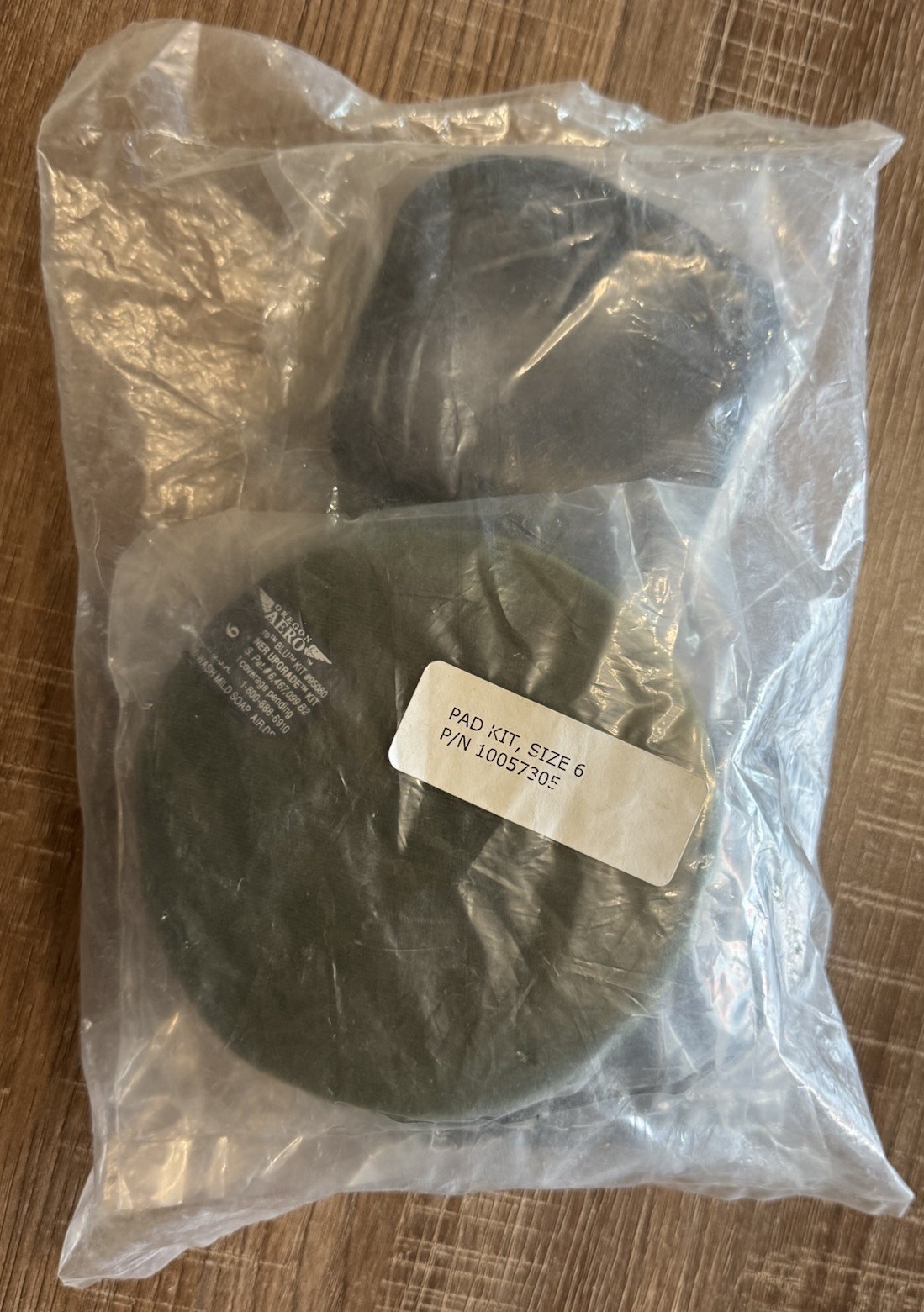 Oregon Aero Liner Upgrade BLU Kit New 95080 Helmet Pads Size 6 CROWN Green
