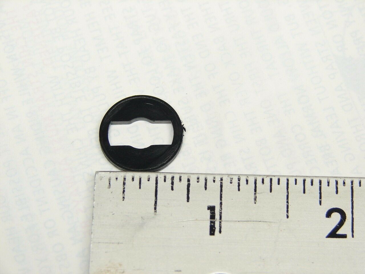 New NOS GMax Helmet Replacement Visor Washer / Overall Width: 17mm
