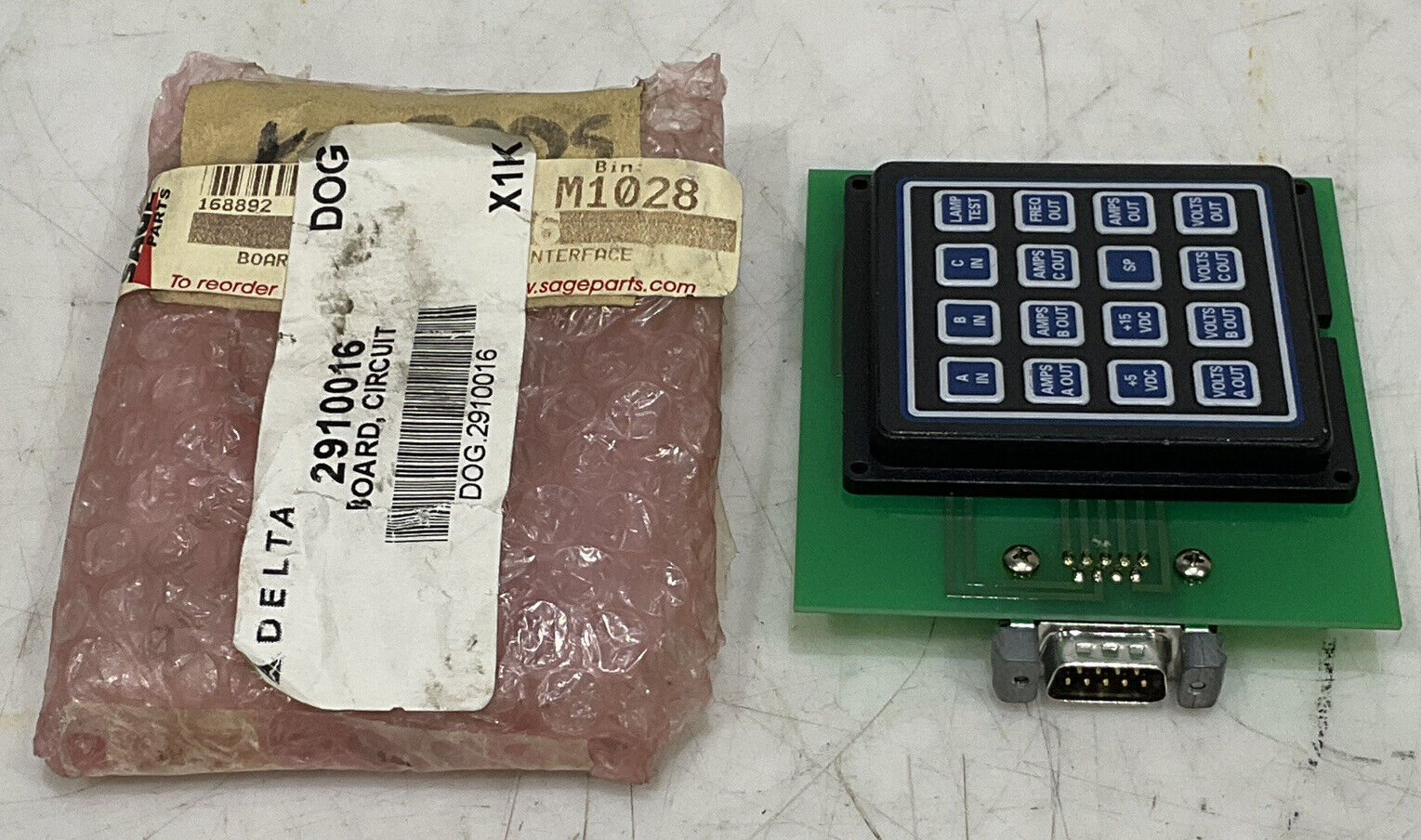 JETPOWER FAB 2910019 REV C KEYPAD INTERFACE 881