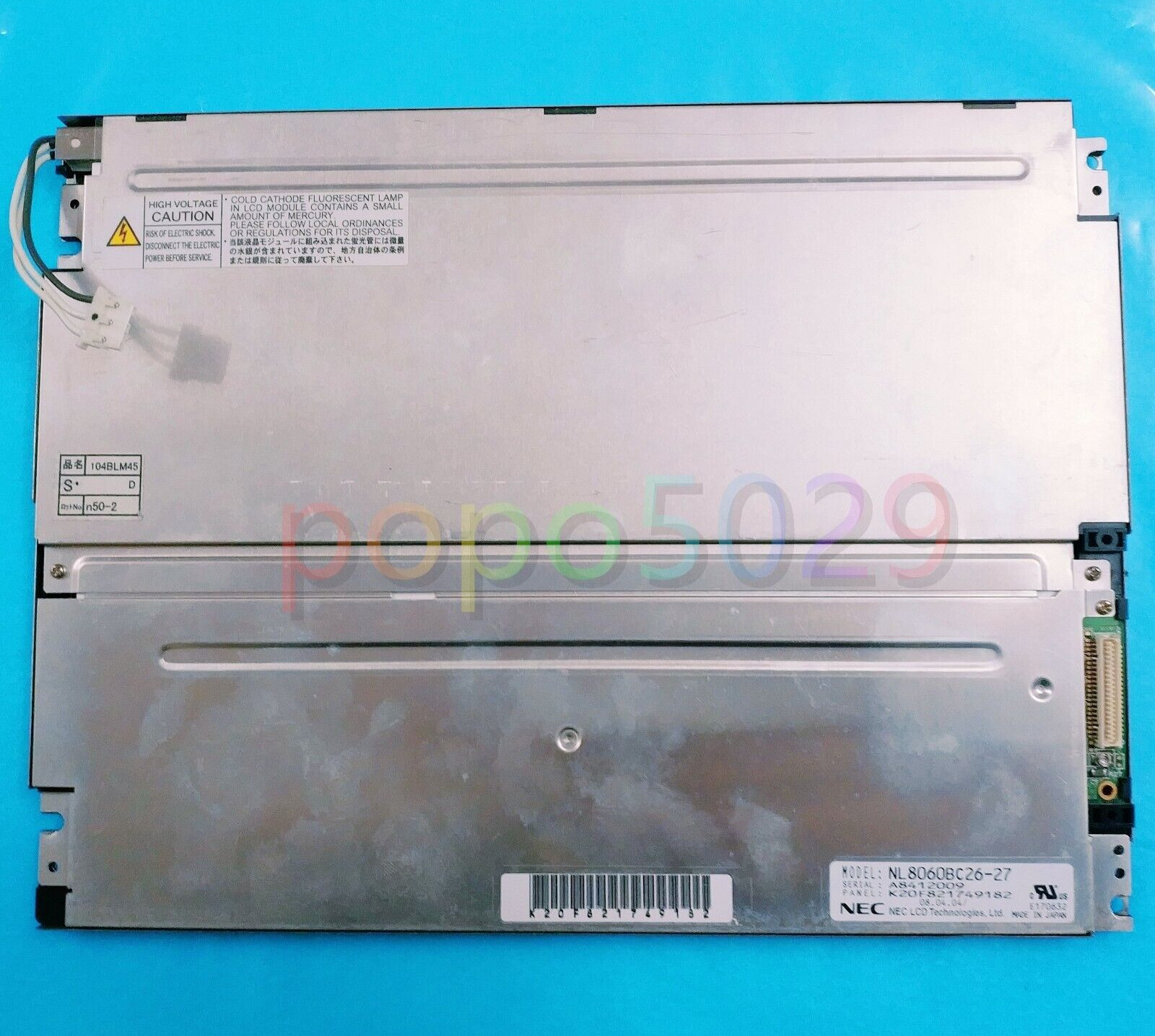 NL8060BC26-27  original industrial display LCD screen 8.4-inch , Fast Shipping