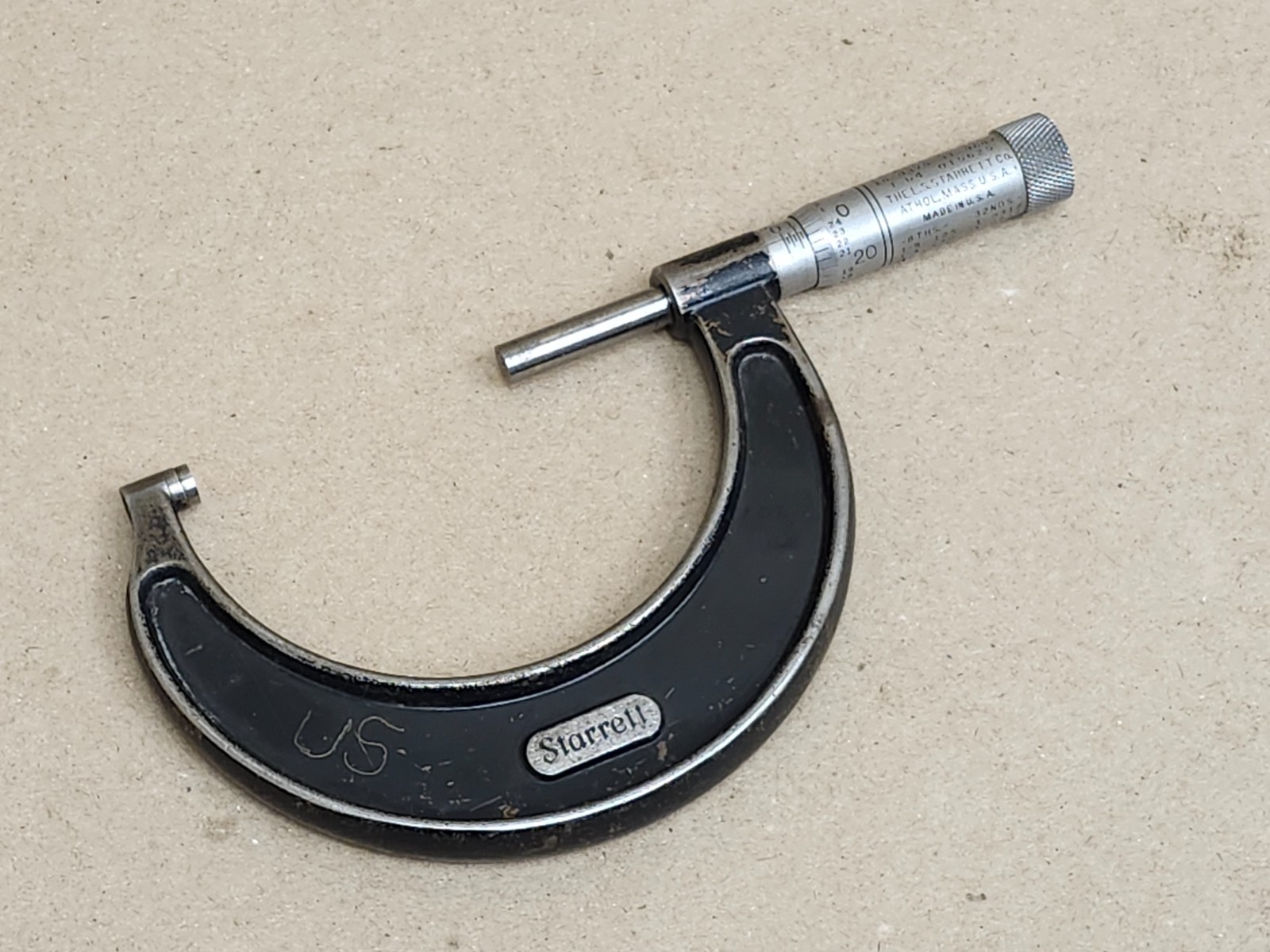 Starrett Model 436 Outside Micrometer 2-3 inch, Mechanical