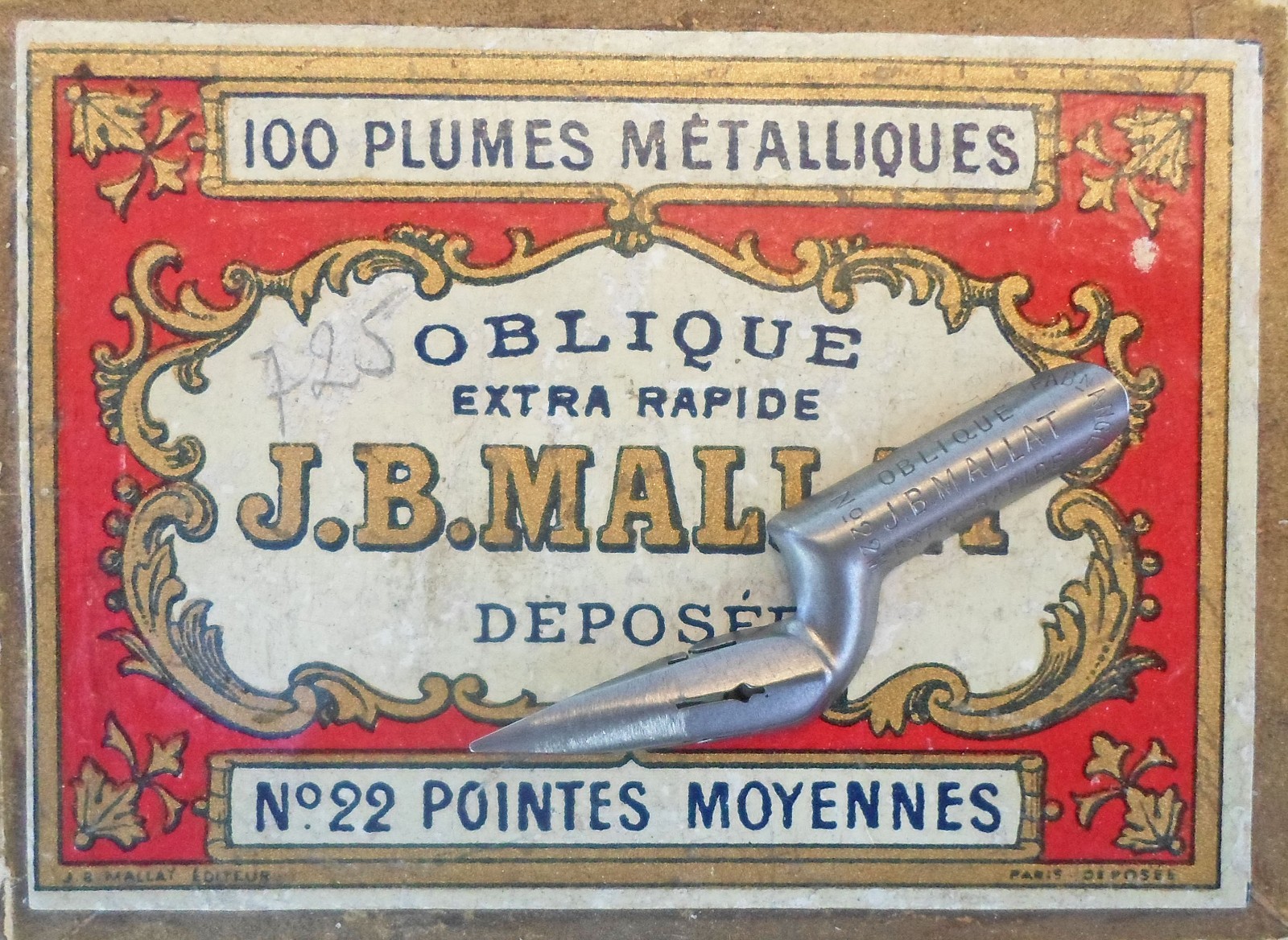 12 vintage J.B. Mallat 22 M nibs