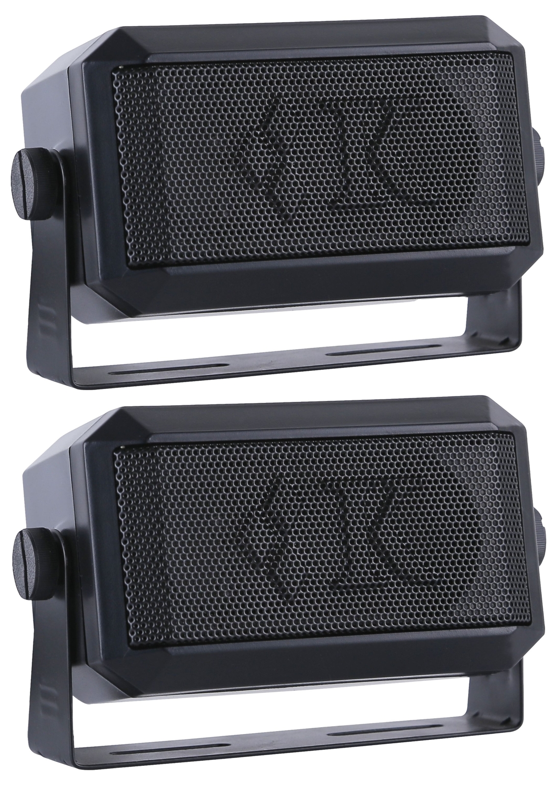 2 Lot Accessories Unlimited AUS3 CB Deluxe External 8 ohm Speaker w/ Mesh Grill