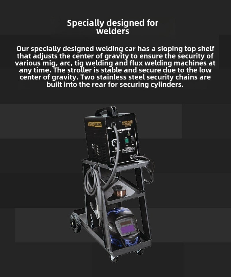 Argon Arc Welding Machine Moving Cart Two Protection Welding Machine Car