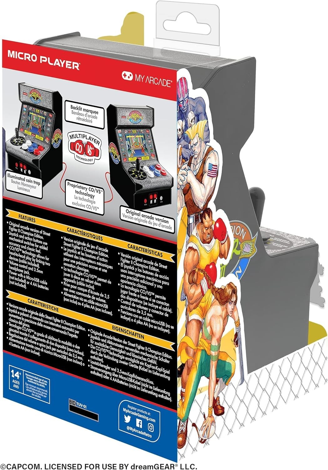 Official Street Fighter 2 Champion Edition Game/-