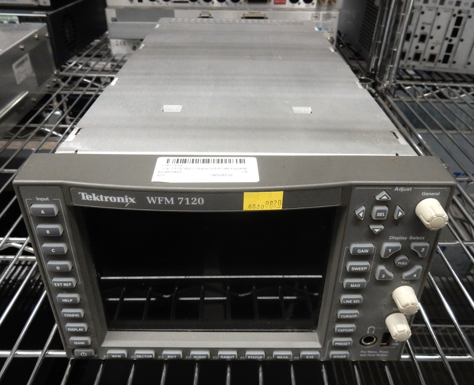 TEKTRONIX WFM7120 Multi-Standard Multi-Format Waveform Monitor  - Unit Only