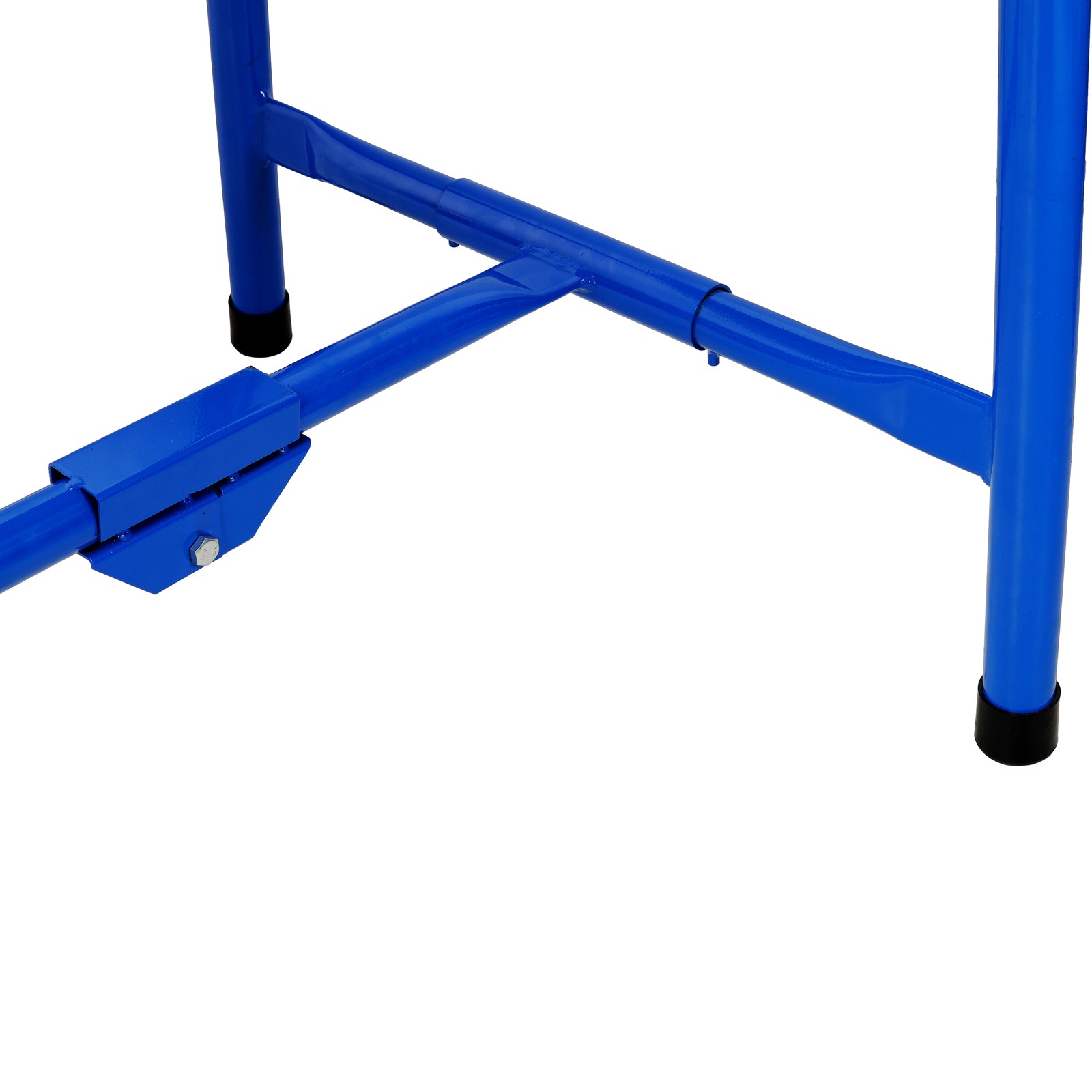 Foldable Work Bench, 660Lbs Load Capacity, Steel Frame, Blue