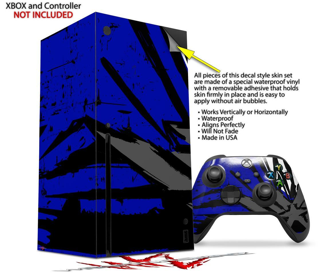 Skins XBOX Series X Console Controller Baja 0040 Blue Royal