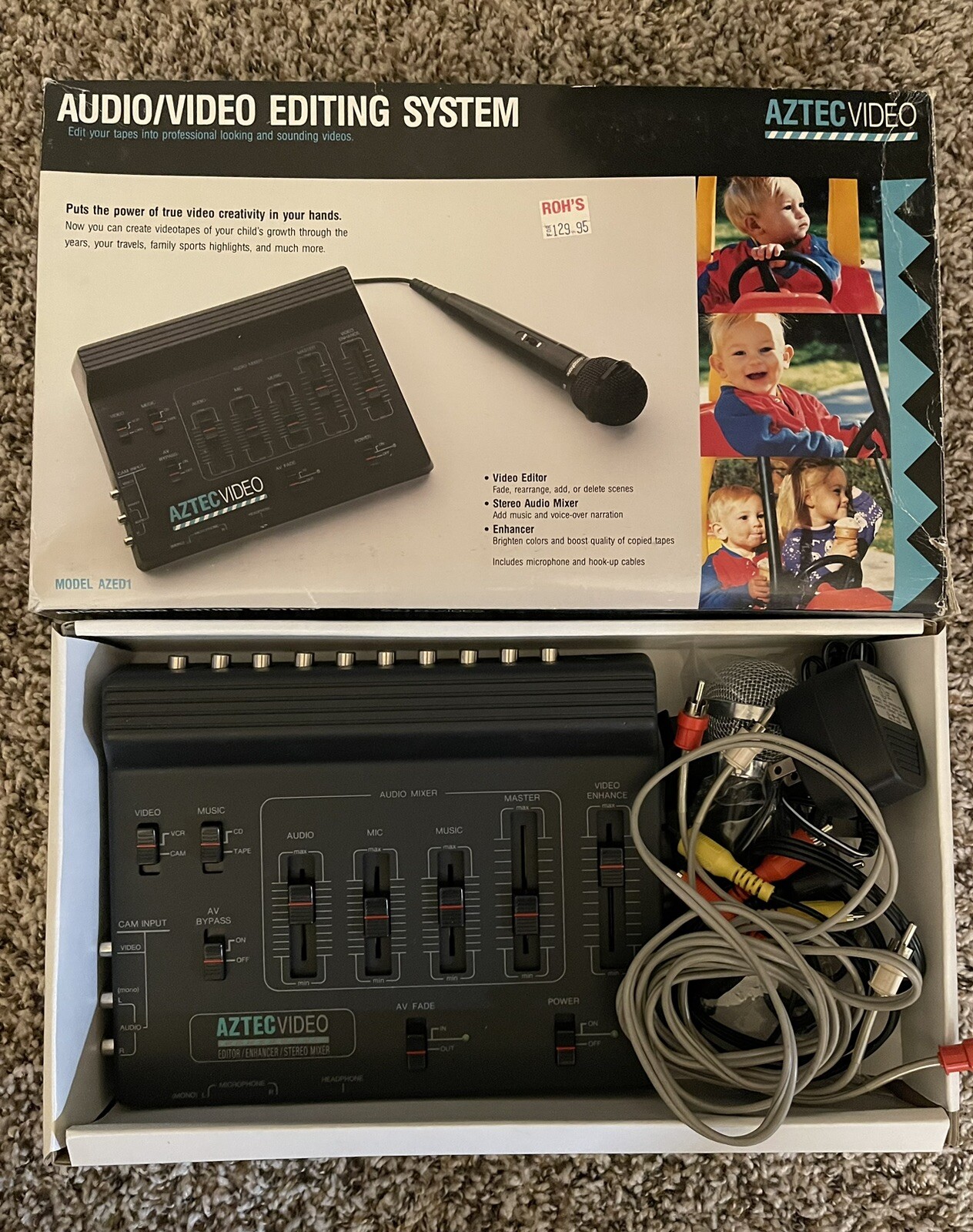 Aztec Video Audio Video Editing System Model AZED1
