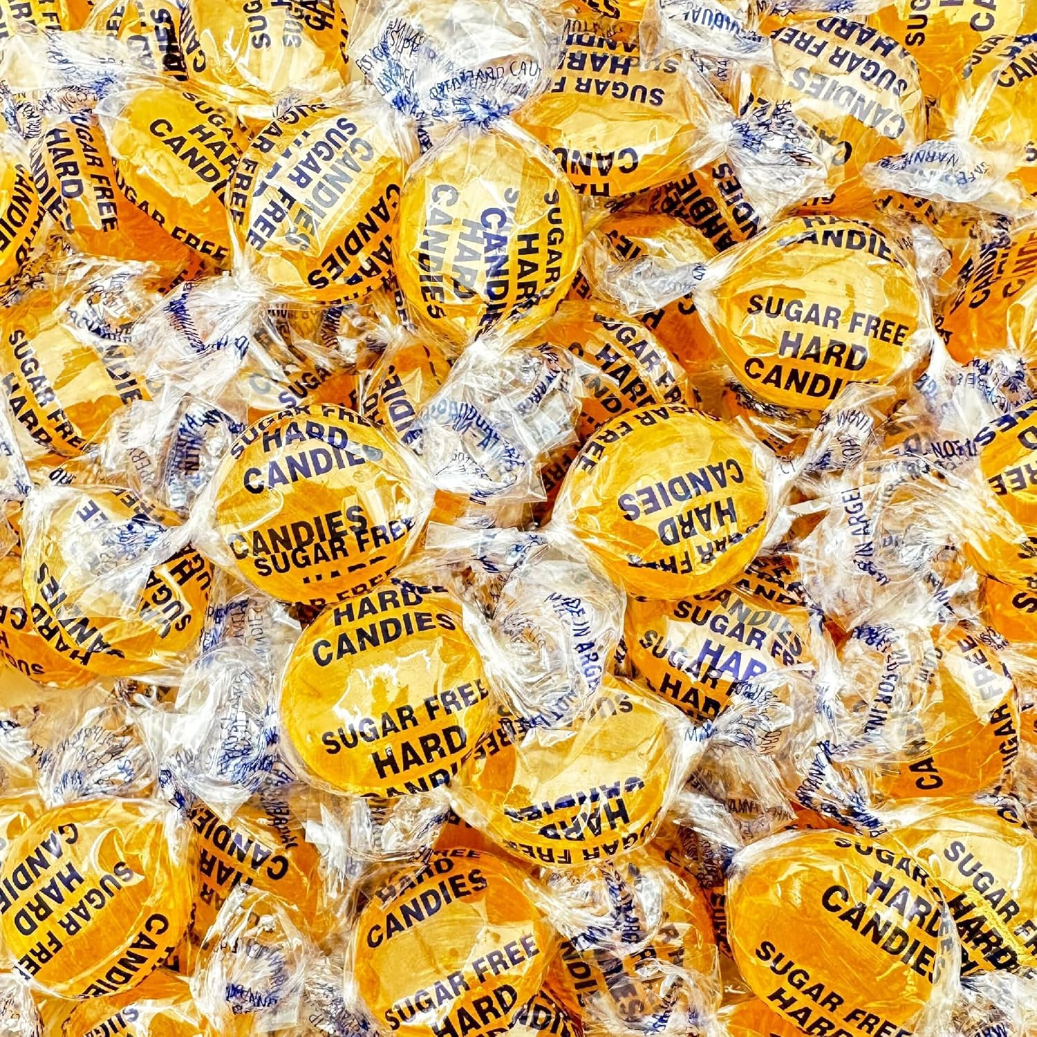 Sugar-Free Butterscotch Hard Candy | 1-Pound Bag - about 75 Pieces | Sugar Free