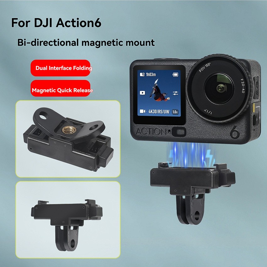 Magnetic Adapter Folding Quick-Release Parts for ACTION 6