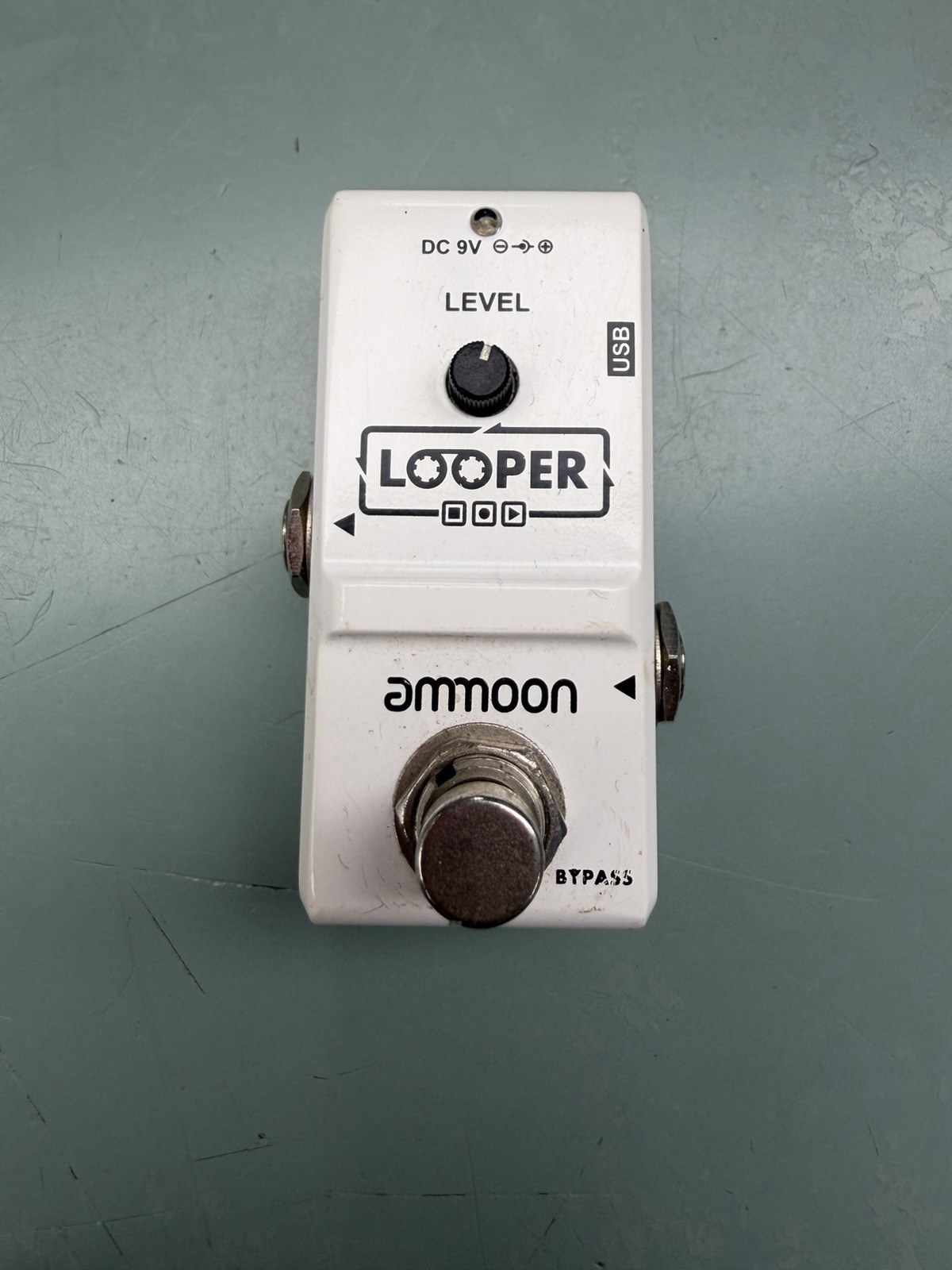Ammoon Loop Station Mini Guitar Looper - AP-09 - WHITE - PEDAL