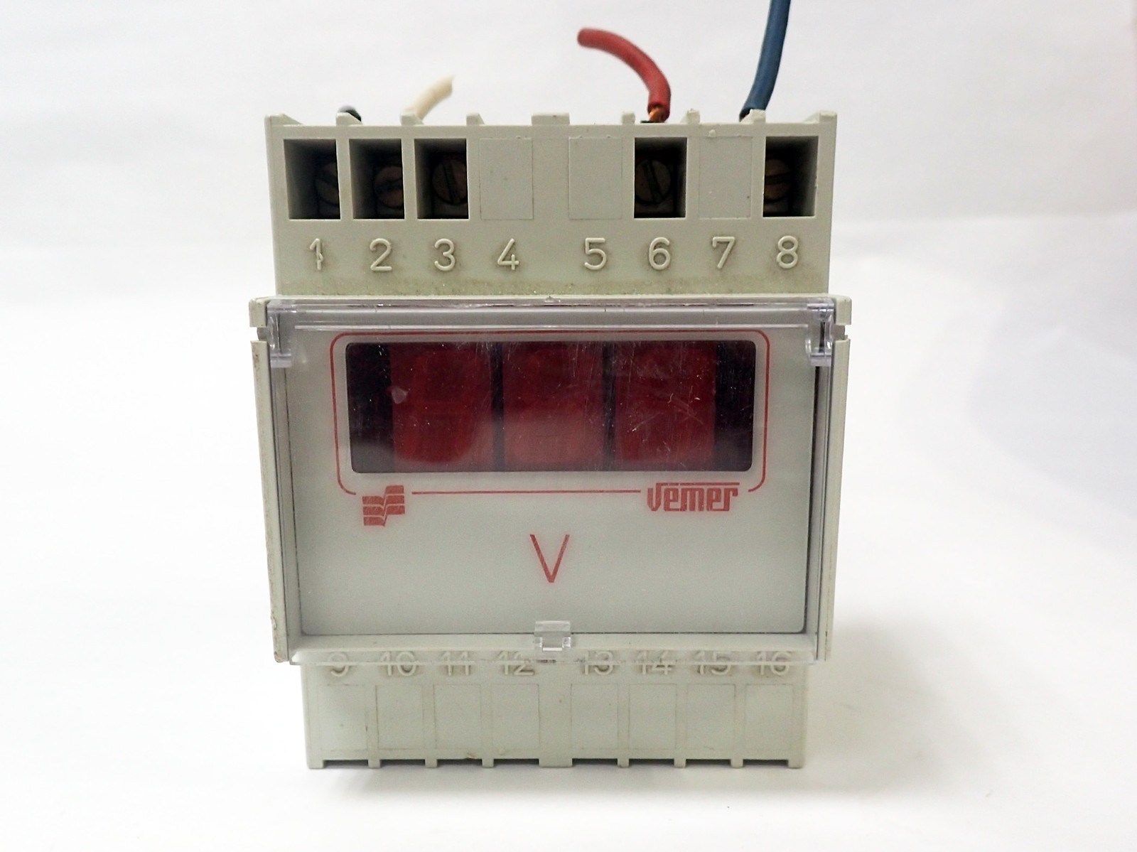 VEMER VOLTMETER EV-4DIN 0-600VAC. VN 5013