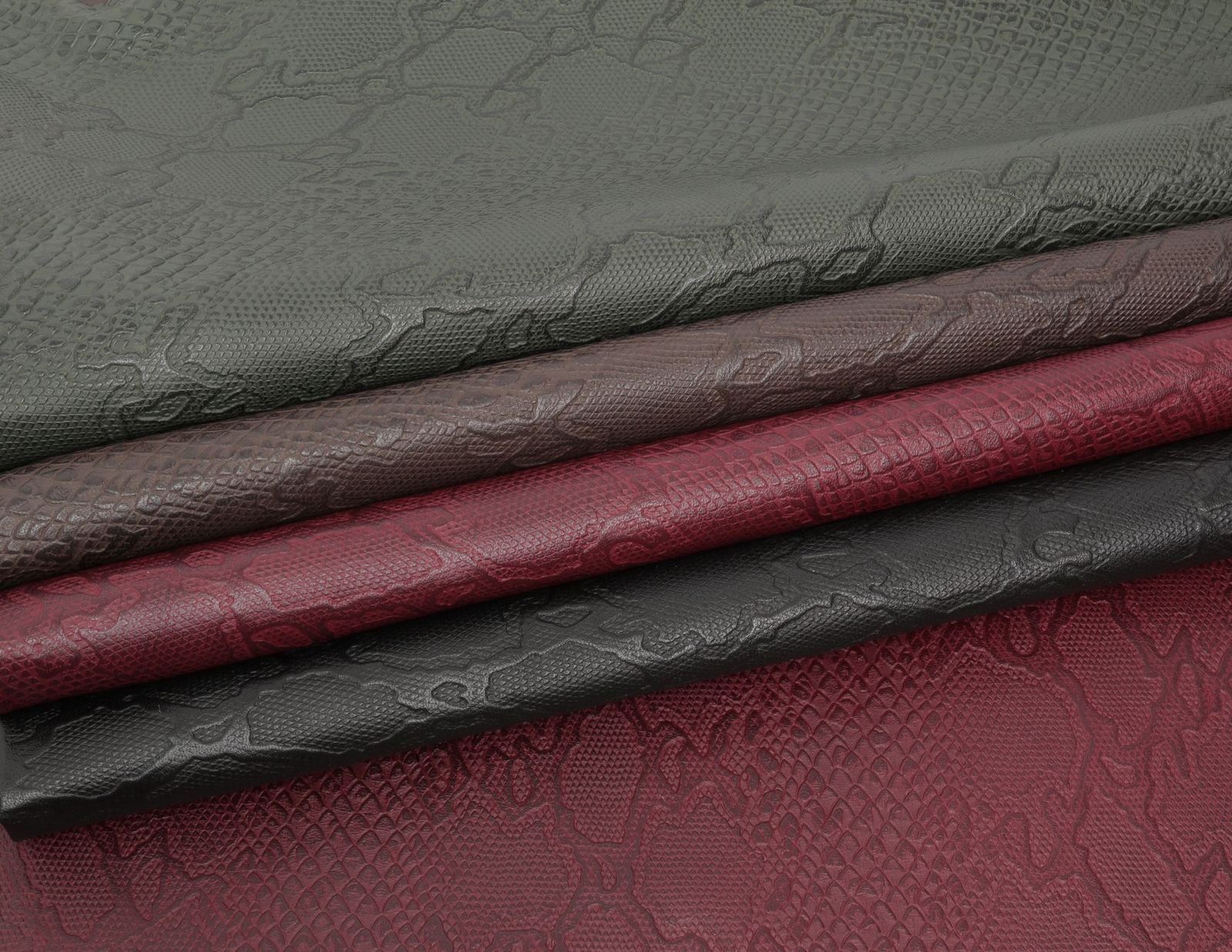 Python Lamb Skin Brown Color (100% Genuine skin)