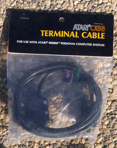 CX-88 TERMINAL CABLE 8-bit Atari NEW 800/XL/XE/810/1050