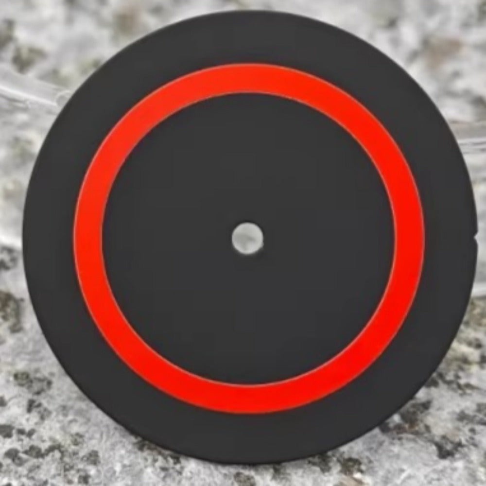 28.5mm Black+red Circle Watch Dial Fit for Miyota 8215 8200 Movement Watch Part
