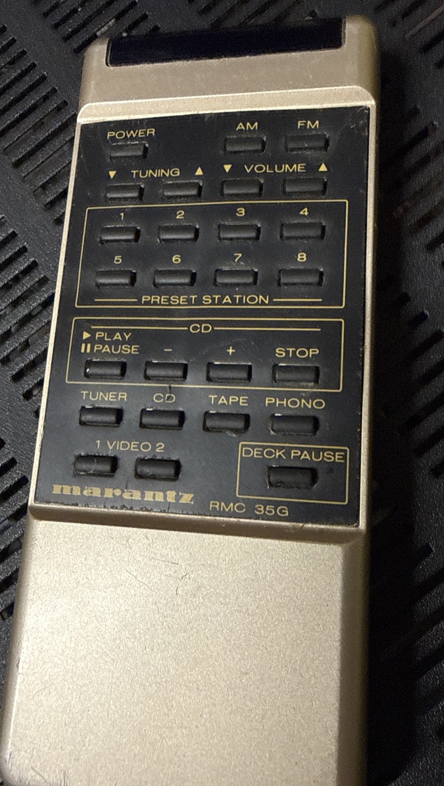 marantz quartz synthesized stereo tuner st-100 With Remote Control