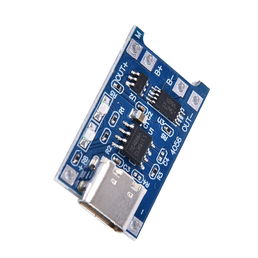 10PCS TP4056 5V 1A USB Type-C USB-C Lithium Battery Charging & Protection Board
