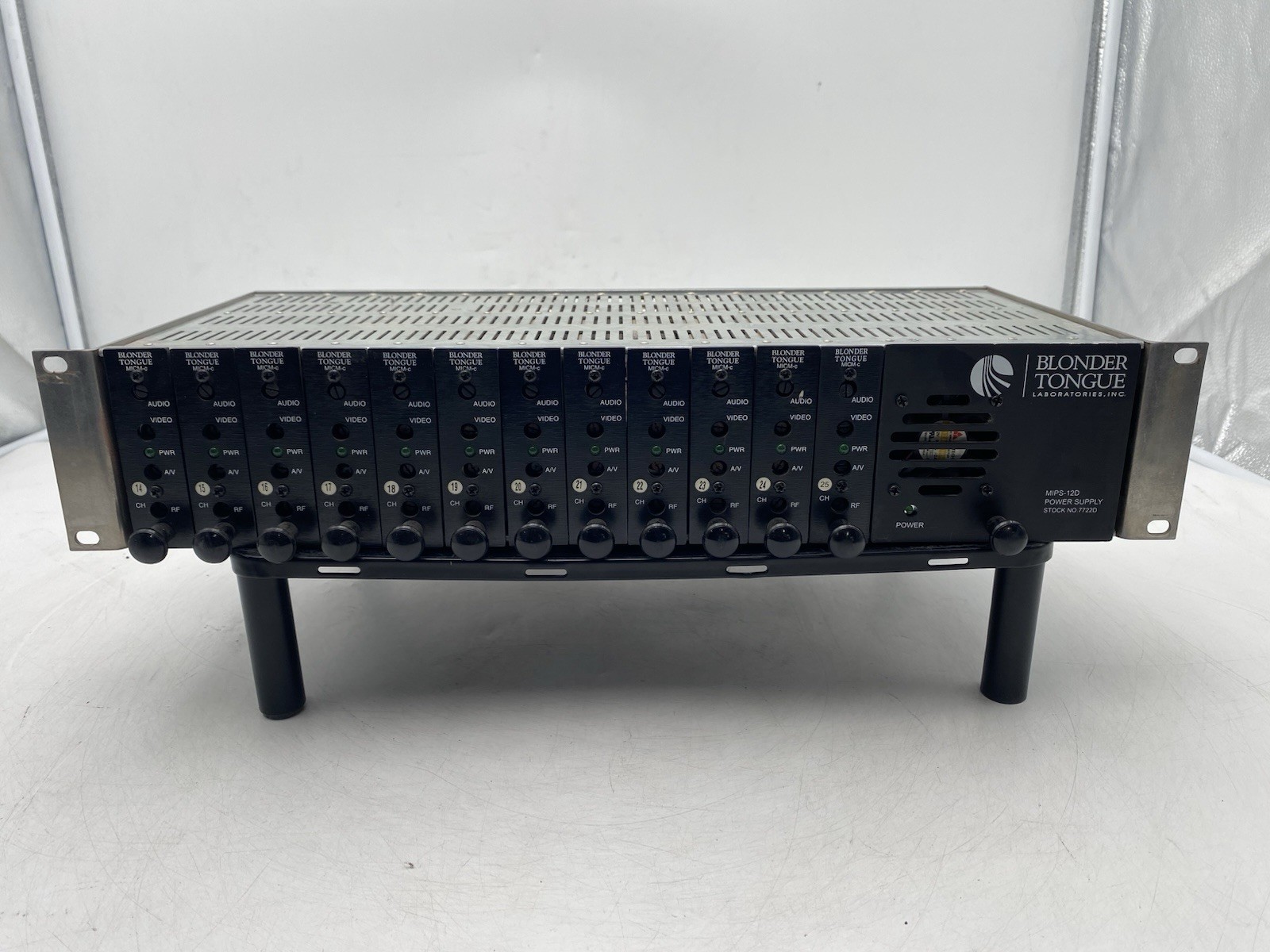 Blonder Tongue Labs MIRC-12(V) Modulator Chassis w/ 12x MICM-c
