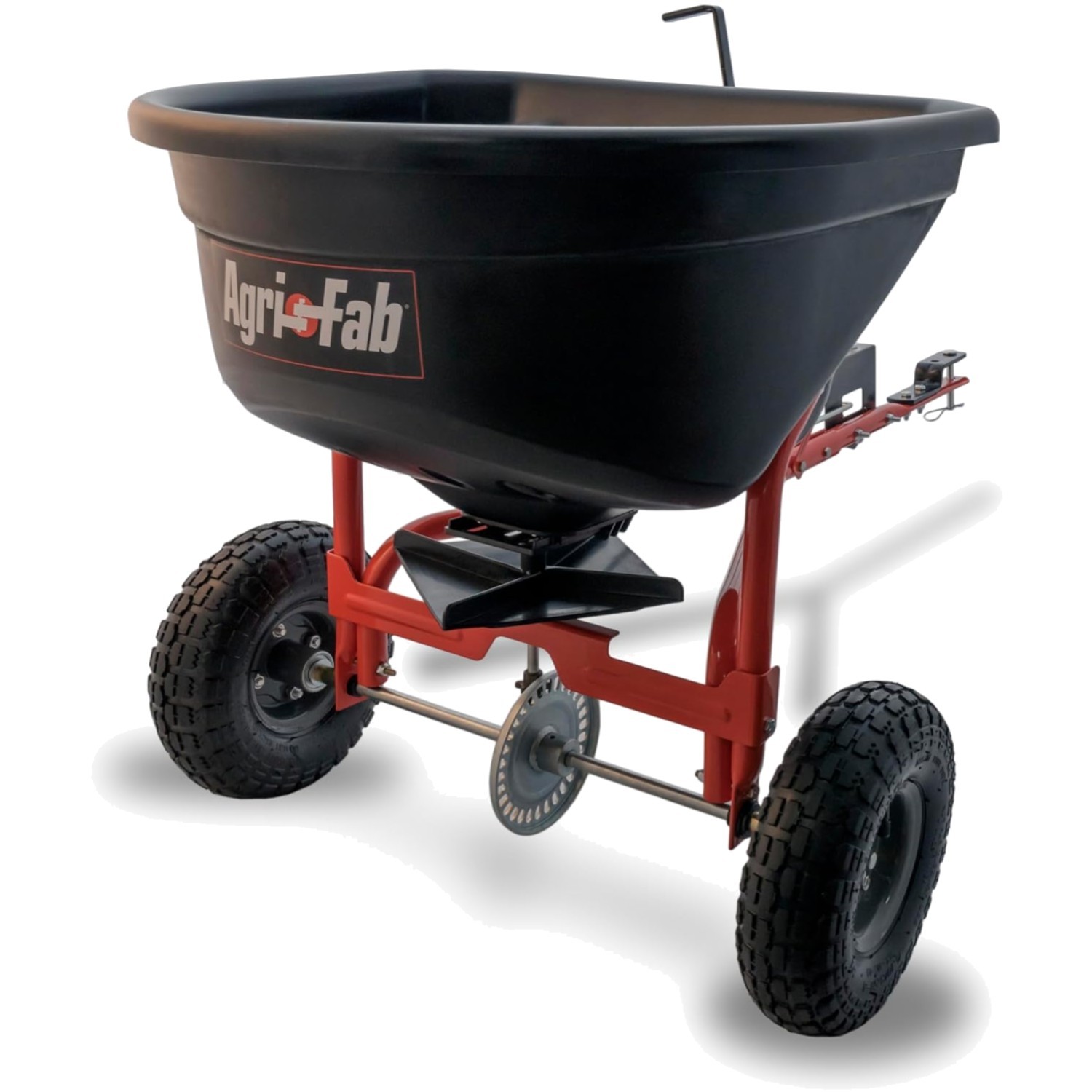 110 lb. Tow- Behind Lawn & Garden Broadcast Spreader for Seed,Fertilizer,Salt...