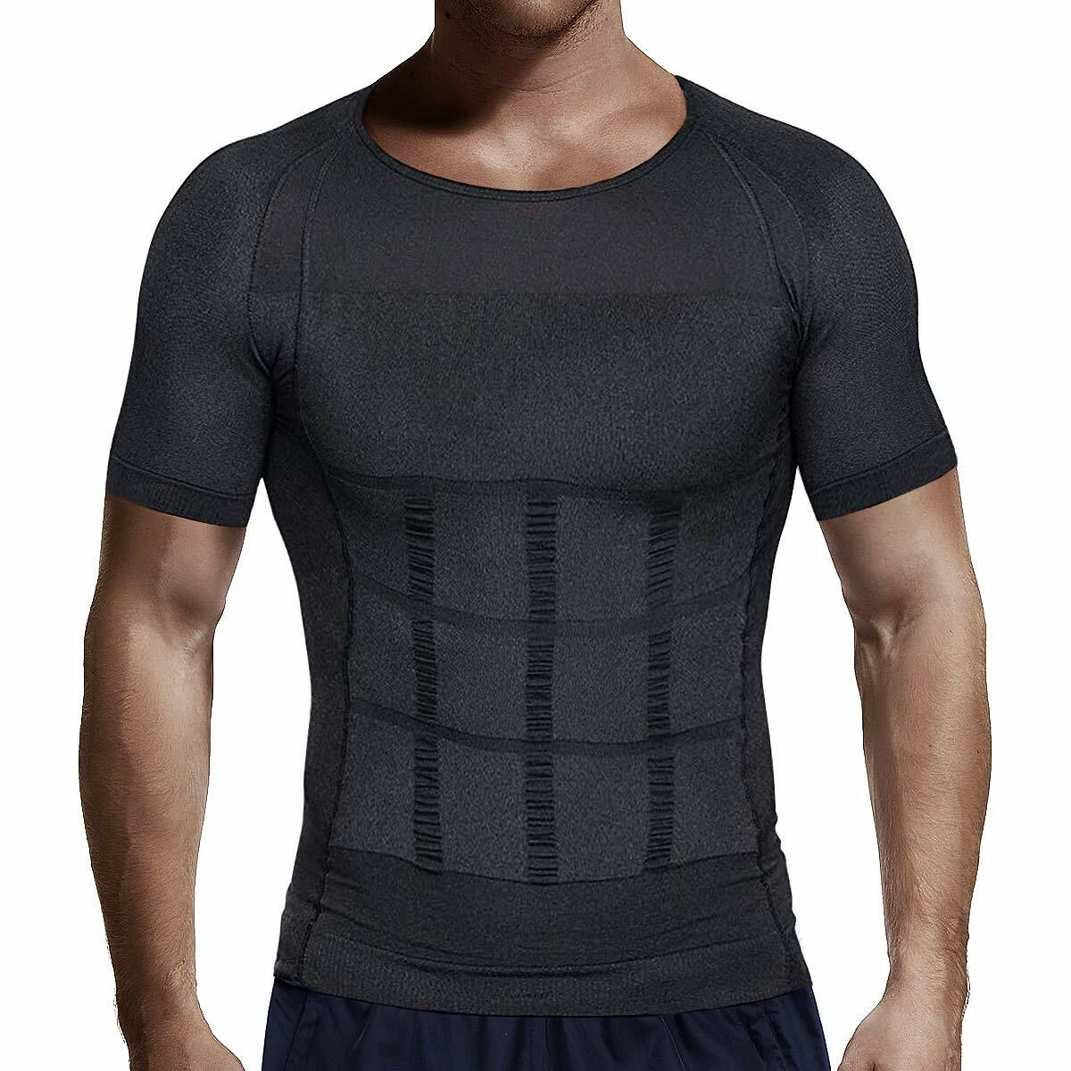 US Gynecomastia Compression Shirt Slimming Men Shapewear to Hide Man Boobs Moobs