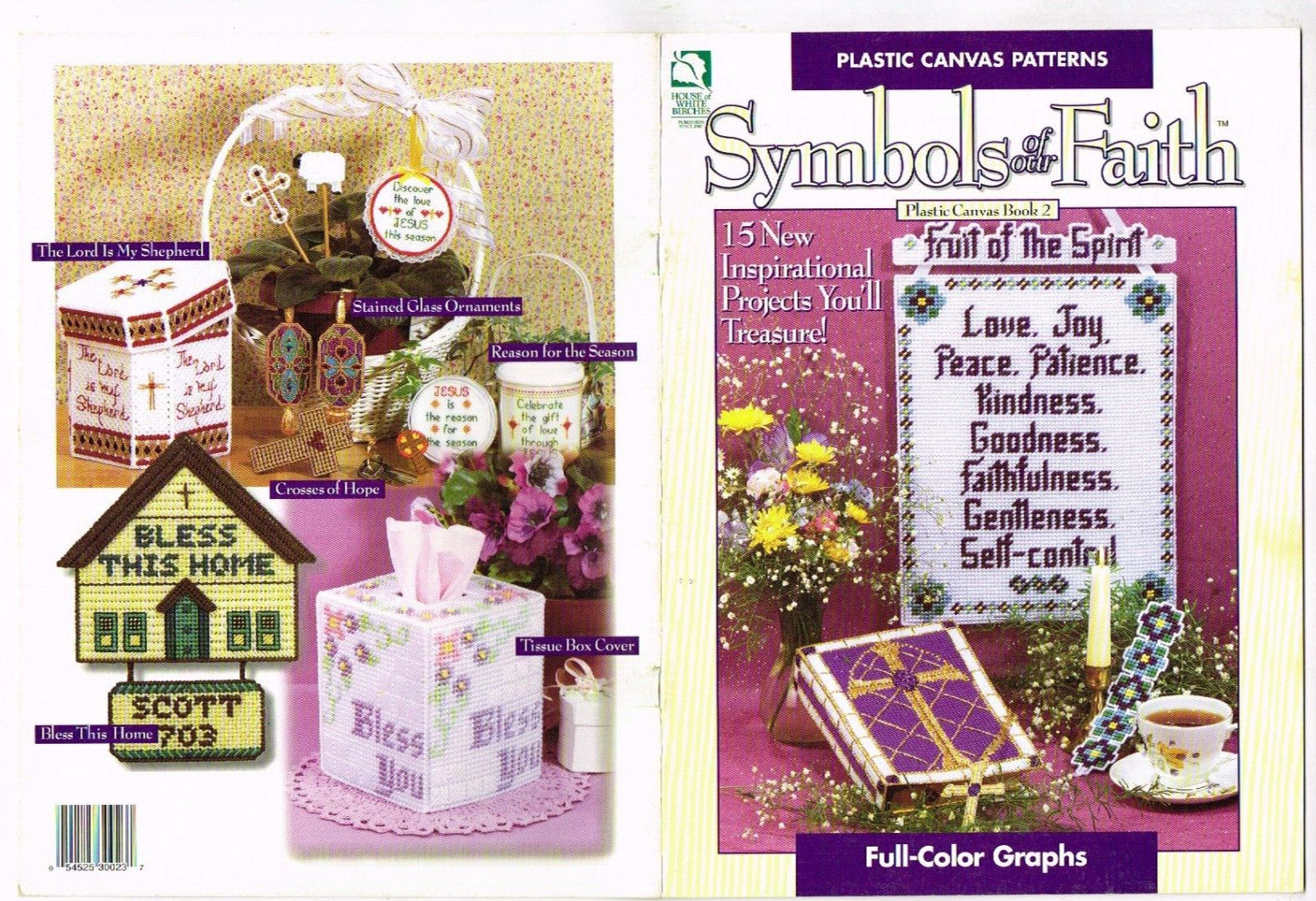 Symbols of Faith Plastic Canvas Pattern Leaflet 15 Inspirational Projects