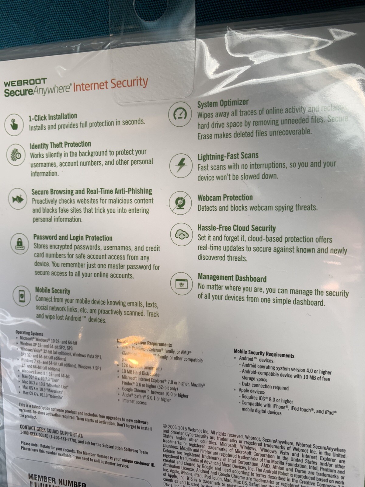 Webroot SecureAnywhere Internet Security - Full Version for Windows & Mac