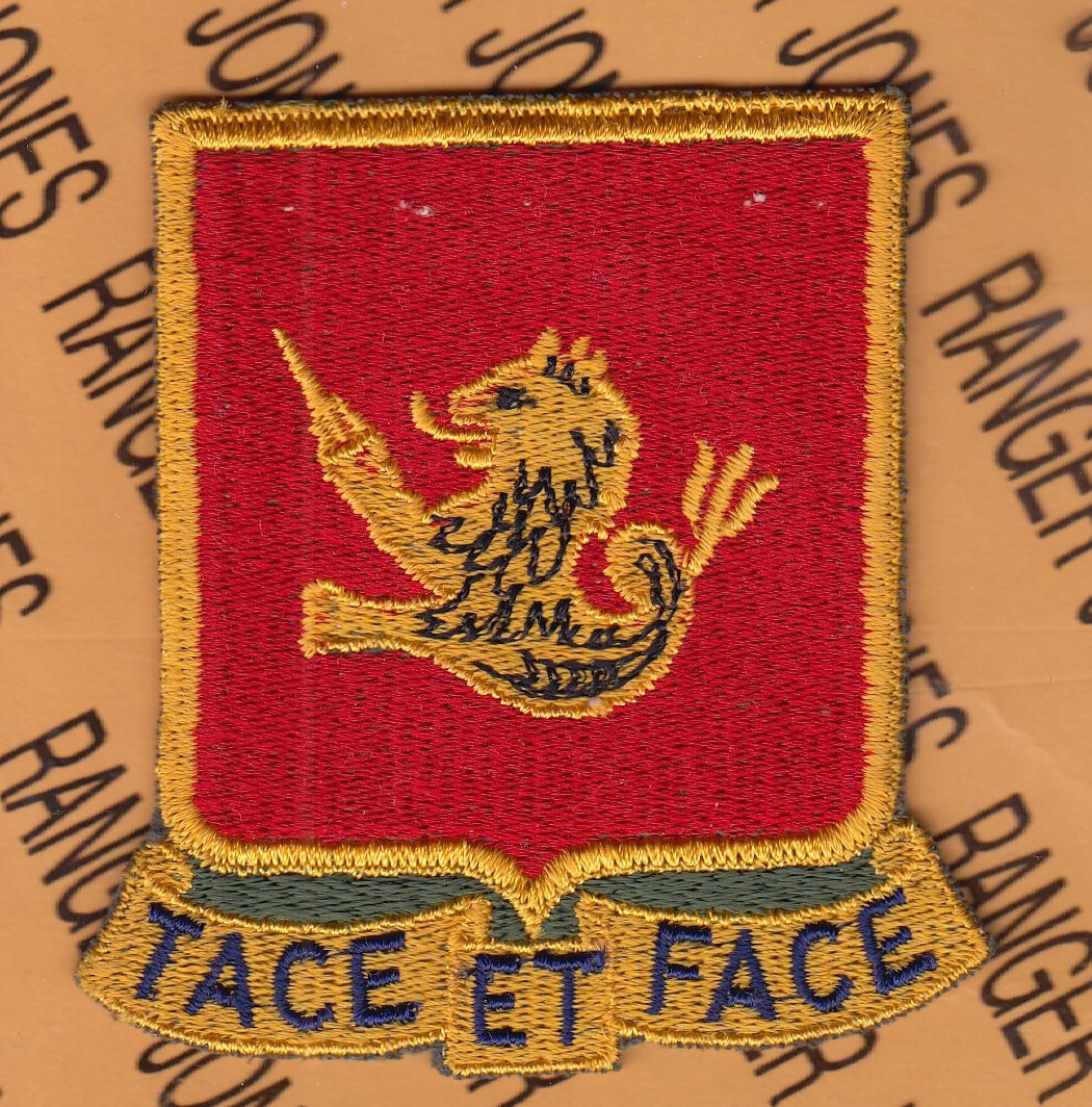 US Army 25th Artillery Regiment ~3.25" DUI Crest pocket patch c/e