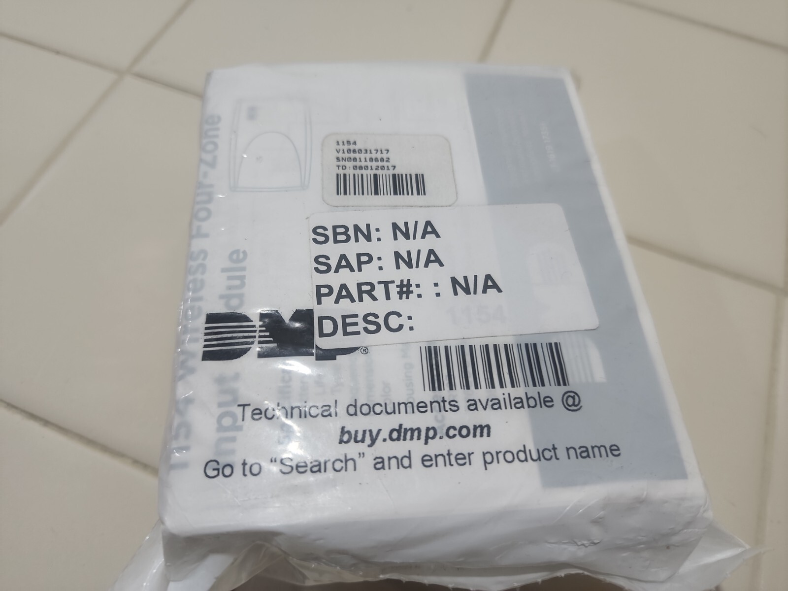 DMP 1154 Wireless 4-zone Input Module